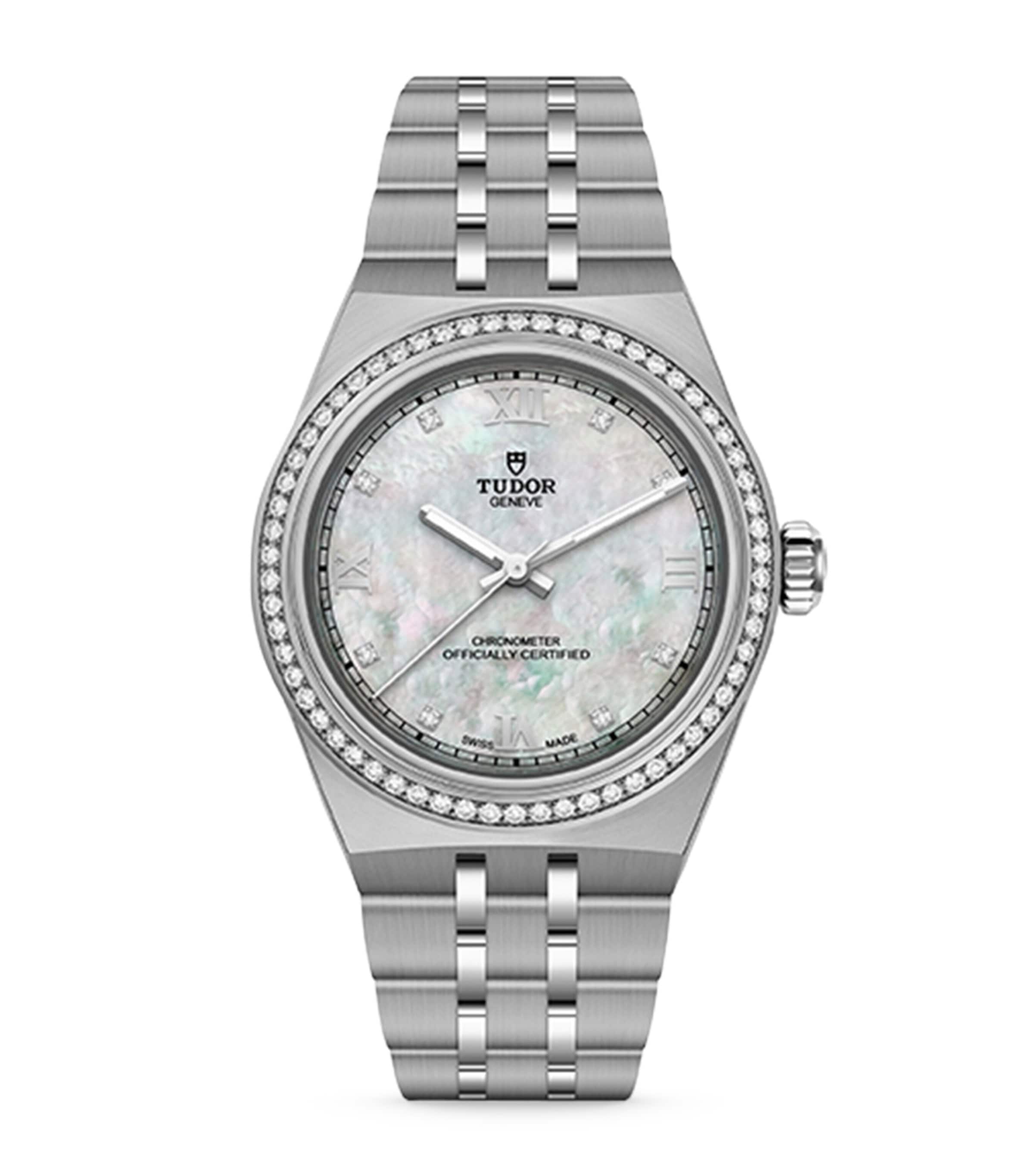 TUDOR Royal Stainless Steel Watch 30mm Mother Of Pearl