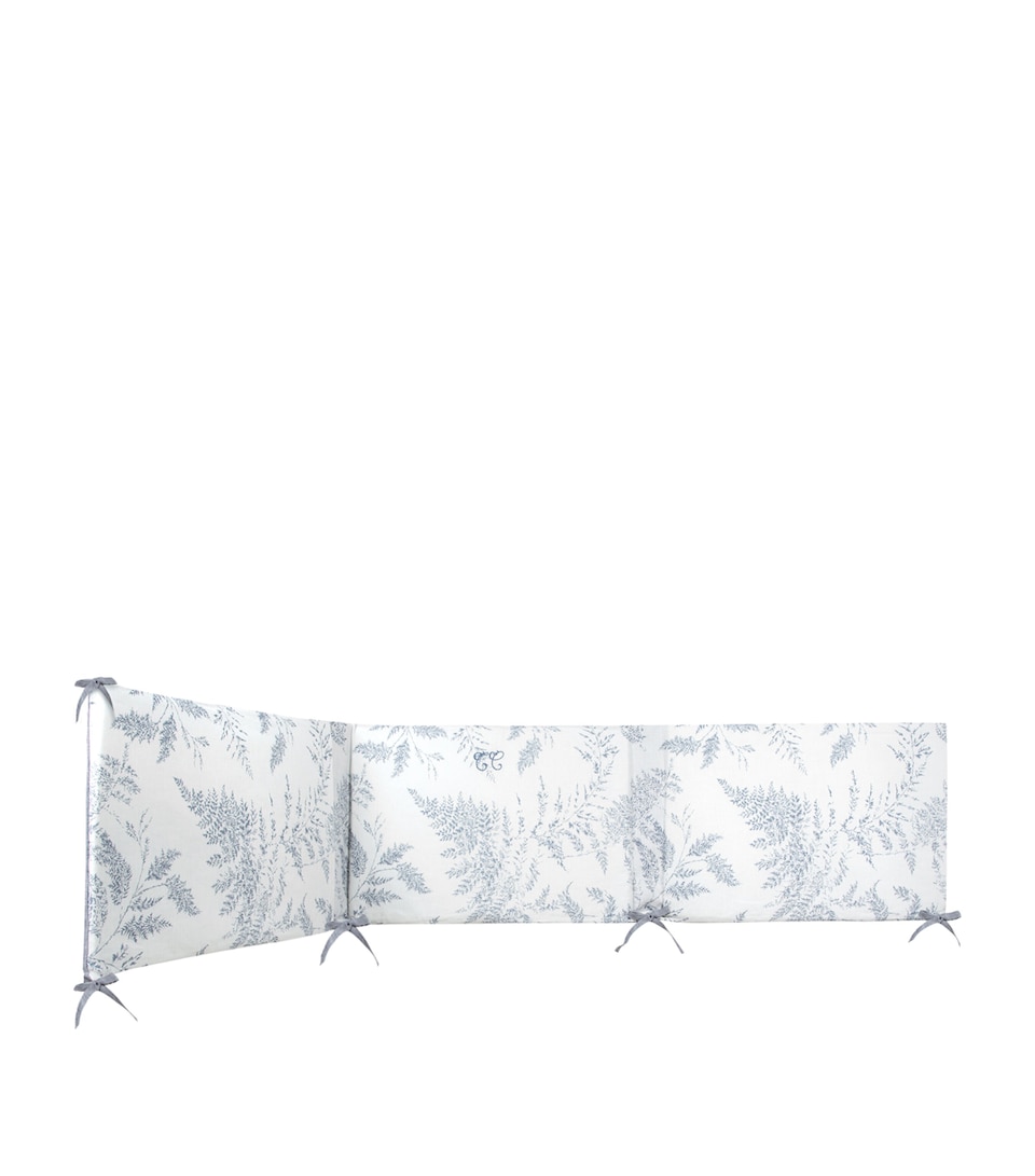 Tartine et Chocolat Toile de Jouy Adjustable Valance Bleu Chambray