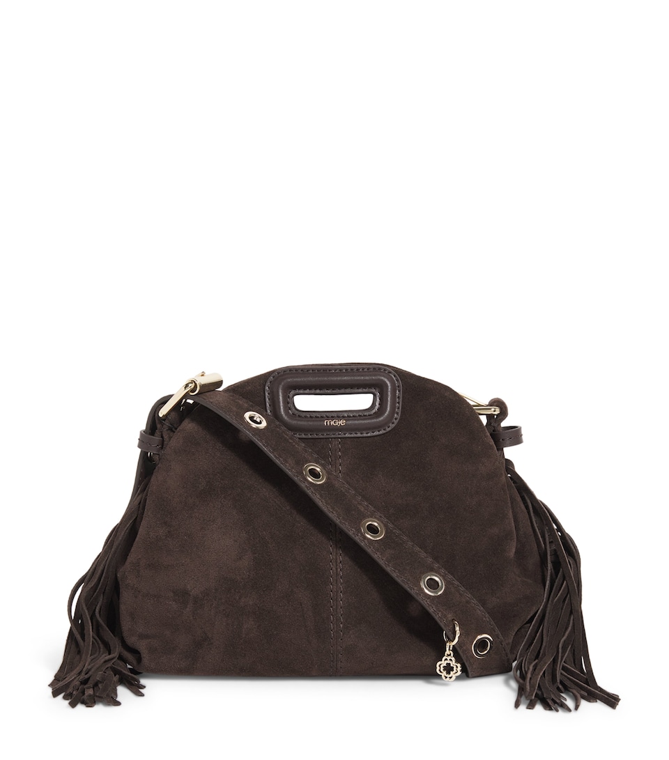 Mini Suede Miss M Shoulder Bag