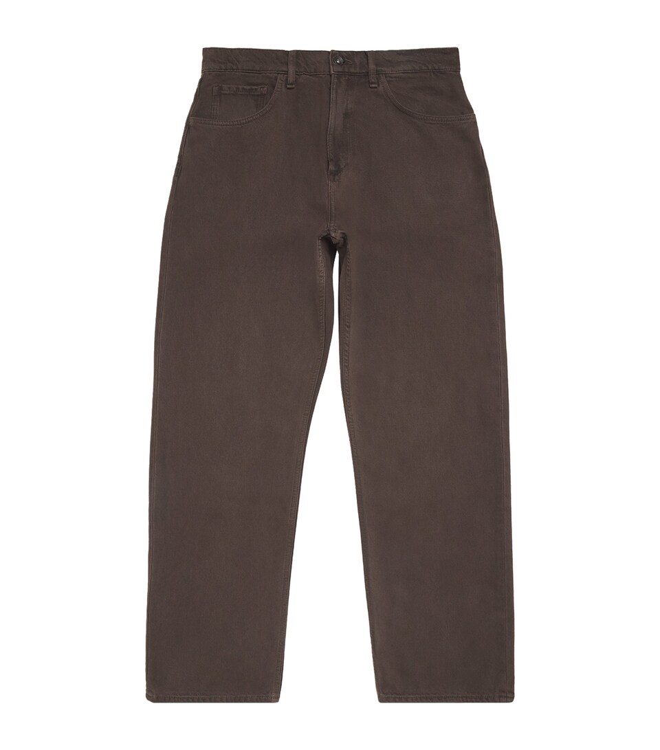 Rag & Bone Mens Stretch-Cotton Straight Chinos Dark Brown