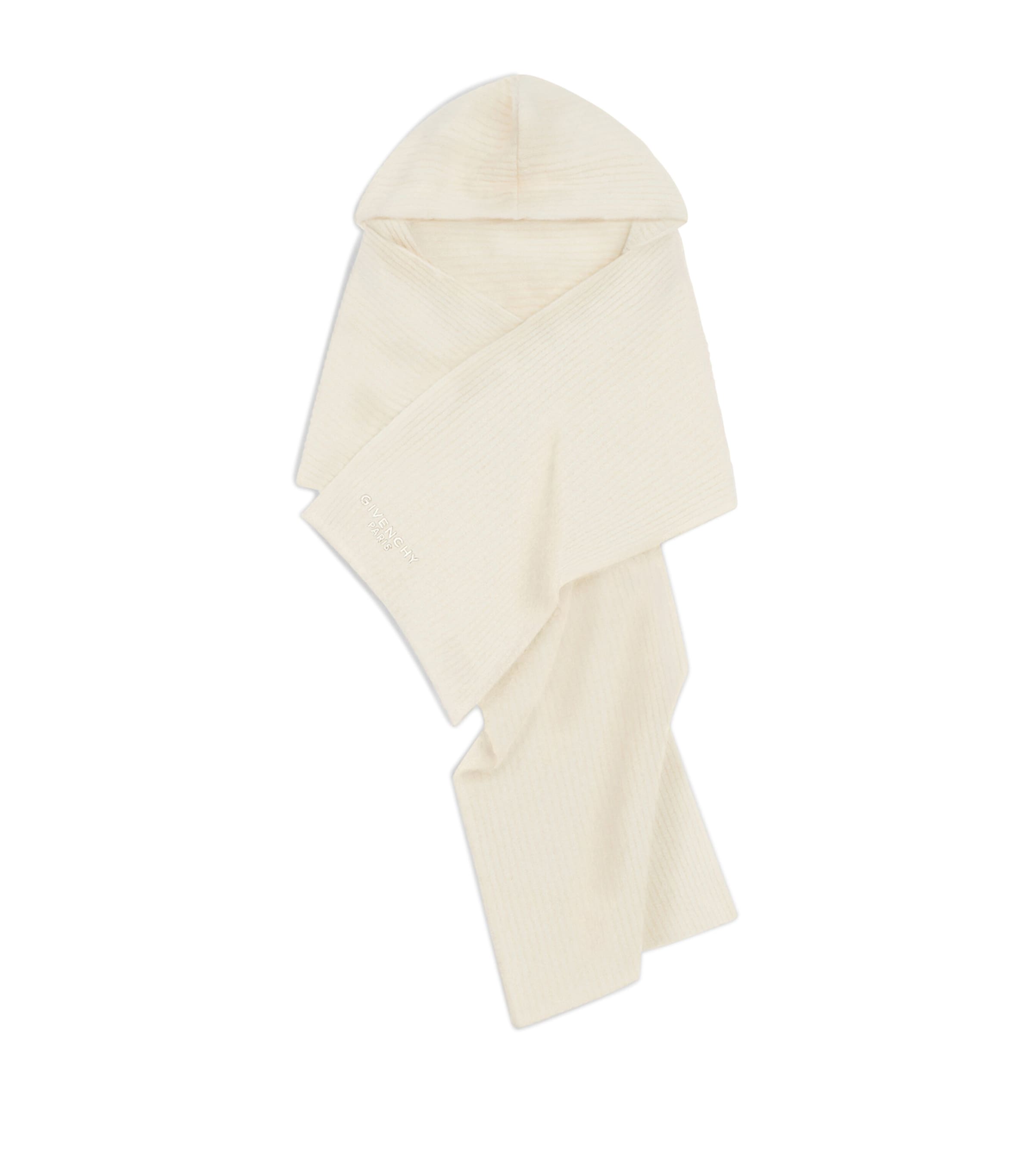 Givenchy Alpaca-Wool Hooded Scarf