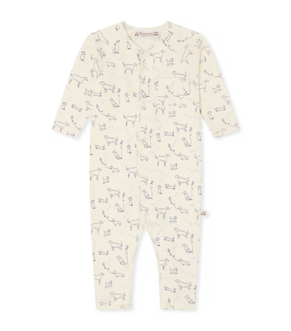 Cotton Printed Playsuit (1-18 Months)