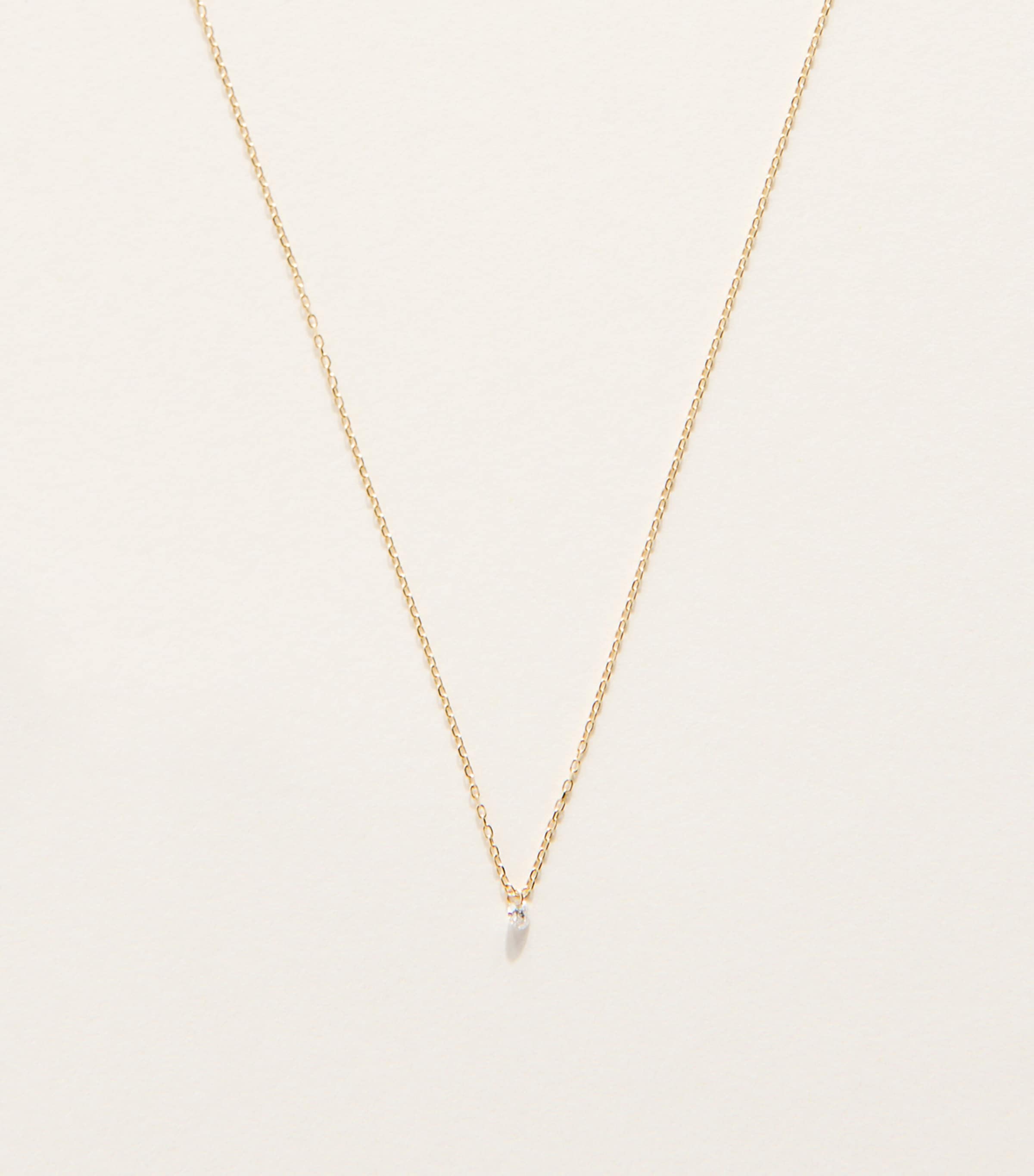 Persée Mini Yellow Gold and Diamond Danaé Necklace Yellow Gold