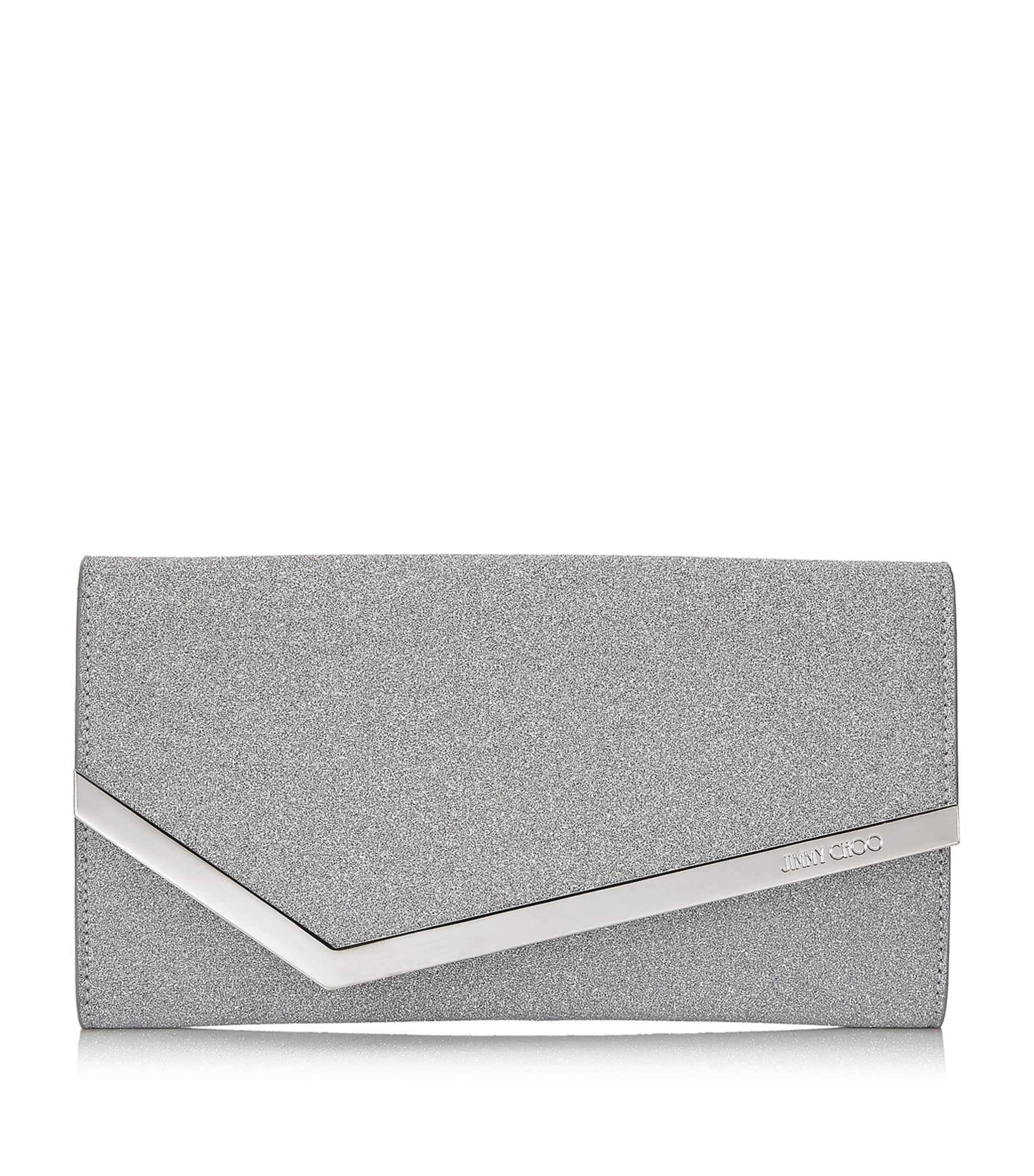 クラッチバッグ Jimmy Choo Grey Mother Of Pearl Leather Sweetie Clutch Jimmy Choo Women's Grey Mother Of Pearl Leather Sweetie