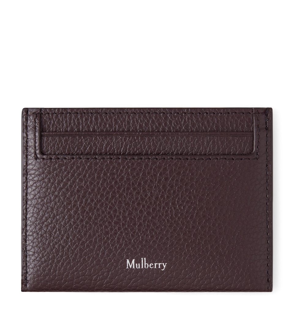 Grained Leather Card Holder