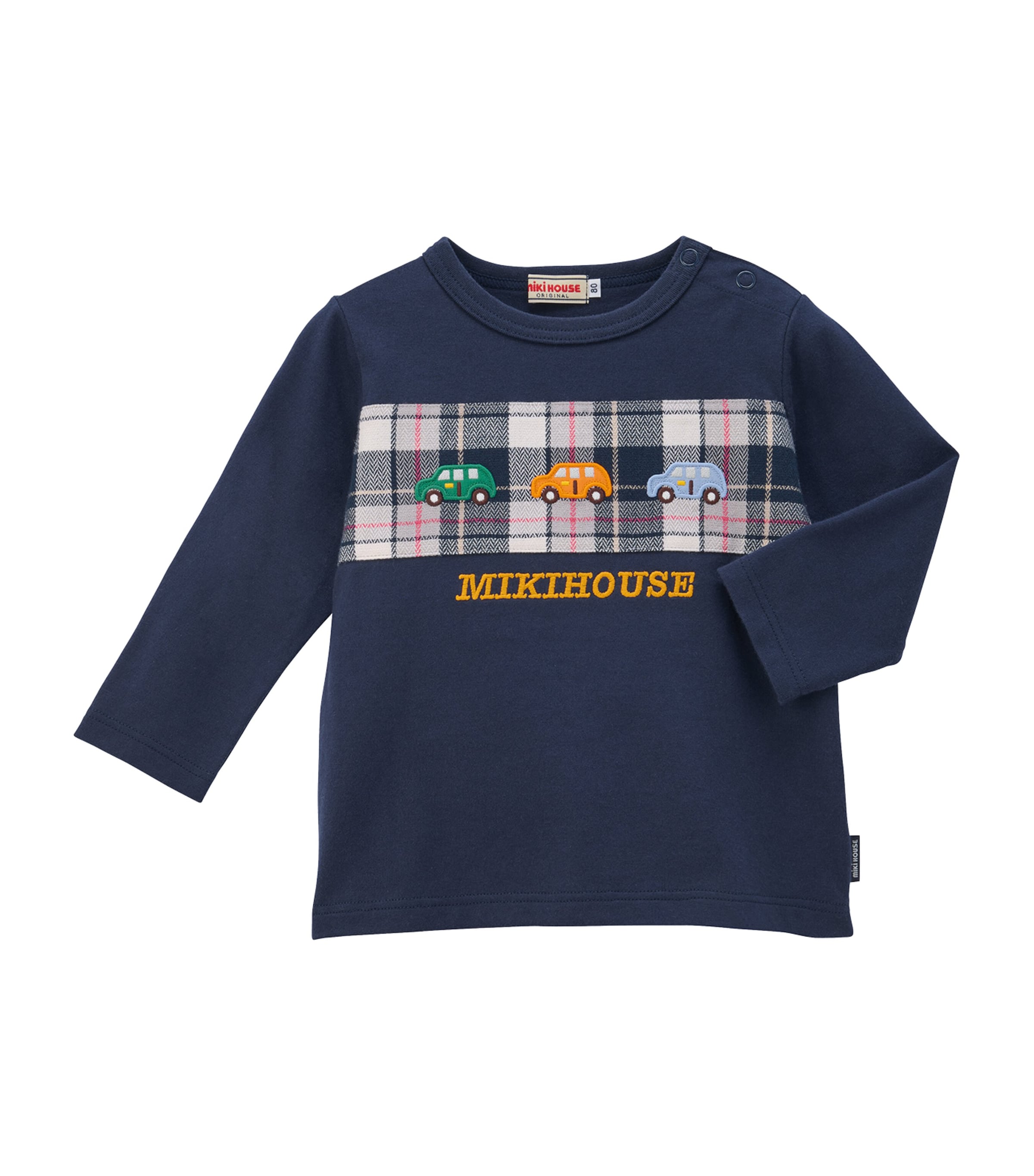 Miki House Cotton Car Logo T-Shirt (12 Months-9 Years)