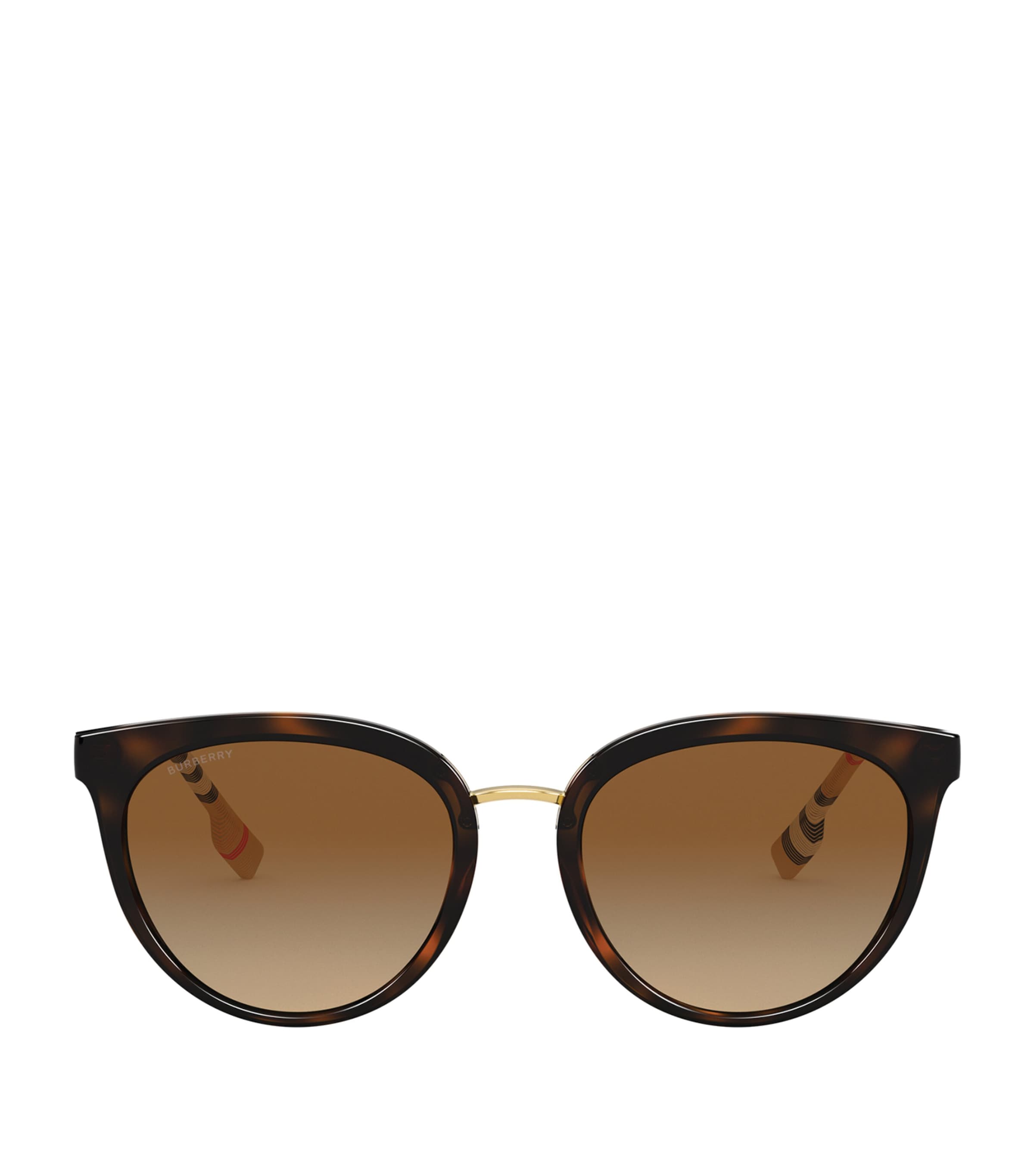 Tortoiseshell Round Sunglasses