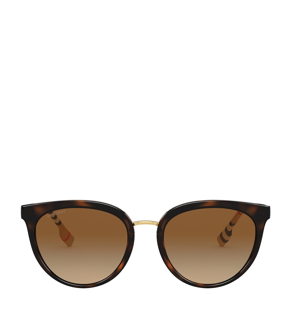 Tortoiseshell Round Sunglasses