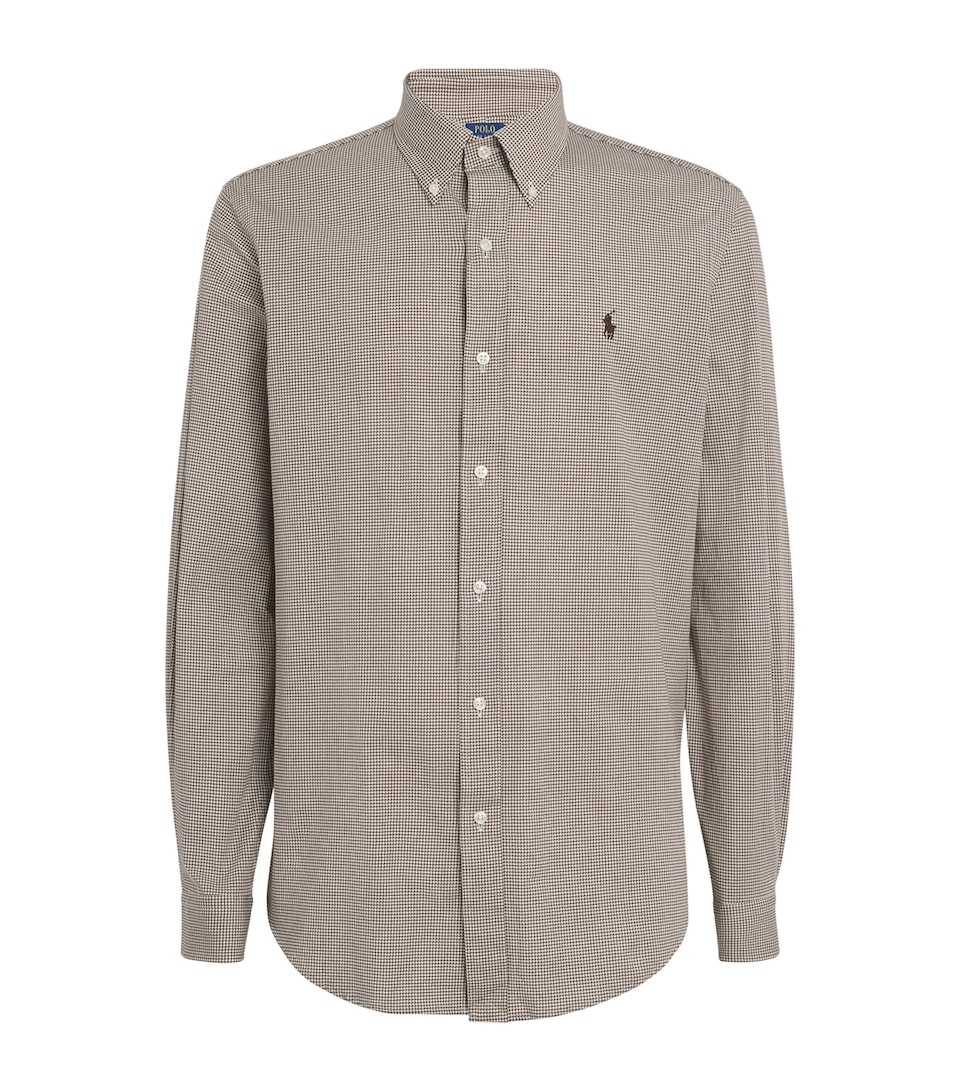 Cotton-Blend Check Shirt