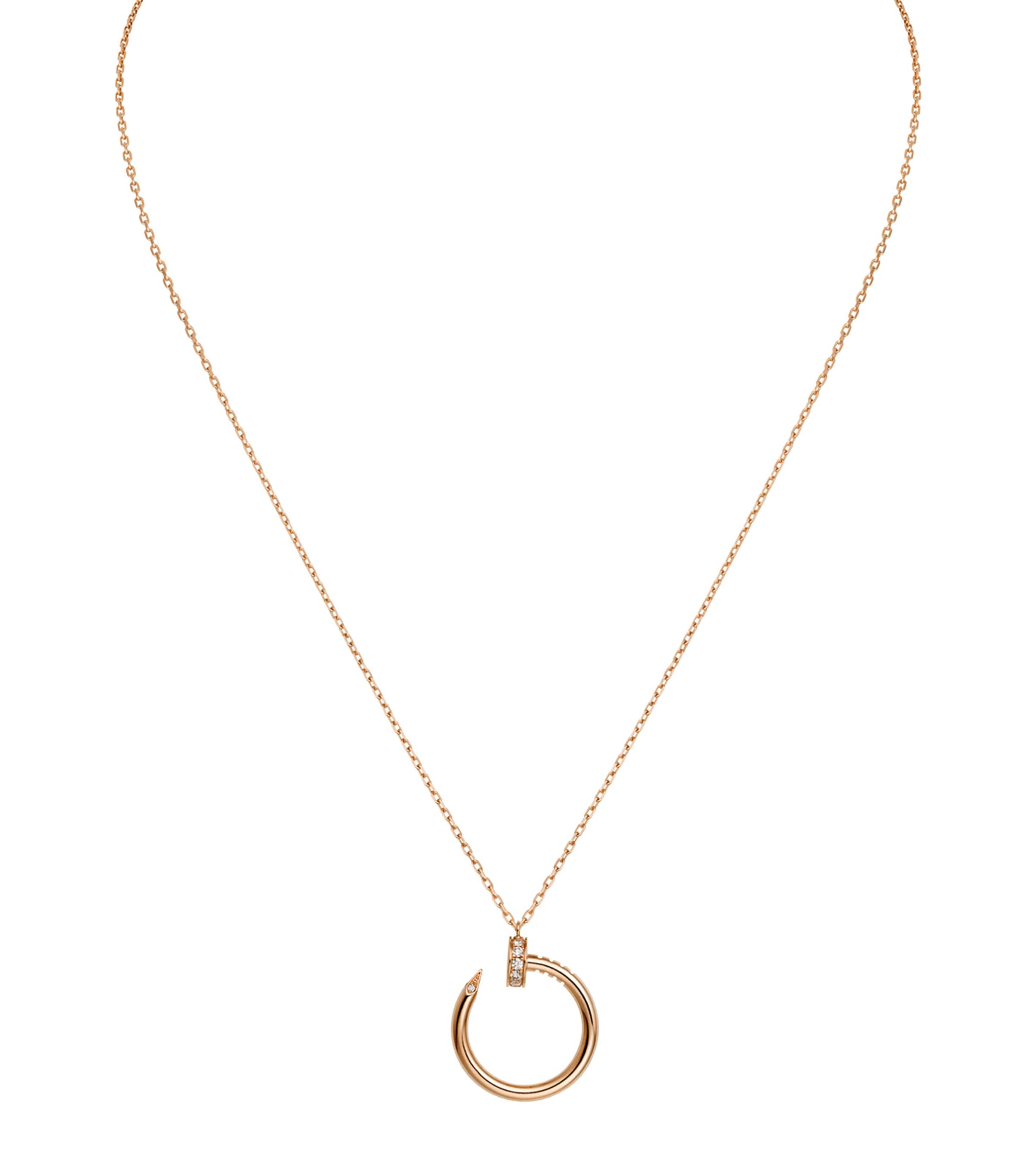 Rose Gold and Diamond Juste un Clou Necklace