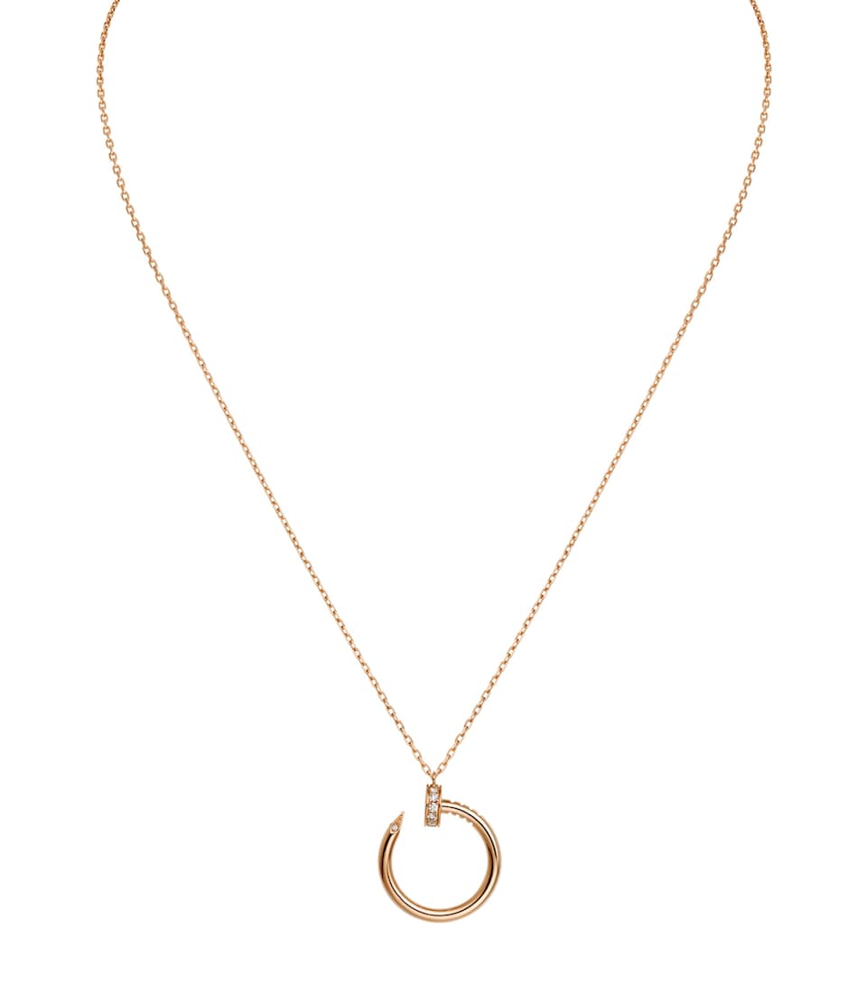Rose Gold and Diamond Juste un Clou Necklace