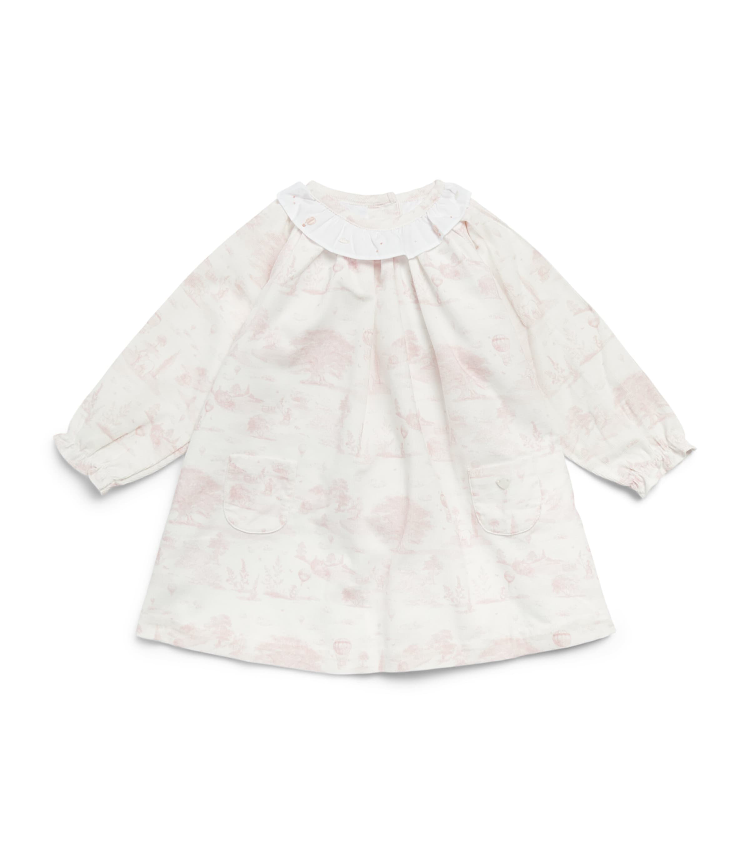 Marie-Chantal Toile de Jouy Dara Dress (3-24 Months) Mc Pink