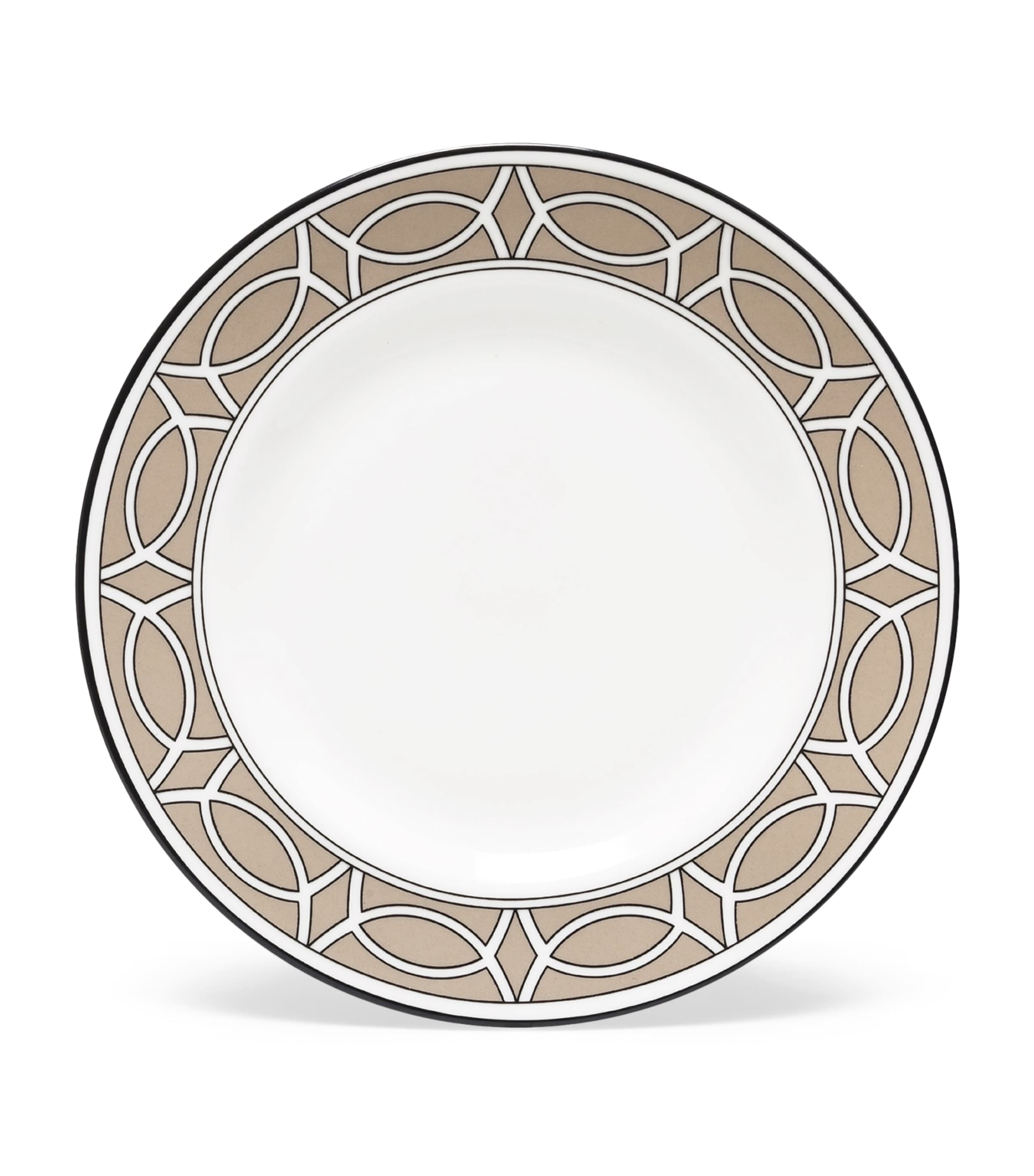 O.W.London Loop Tea Plate (16.5cm) Truffle