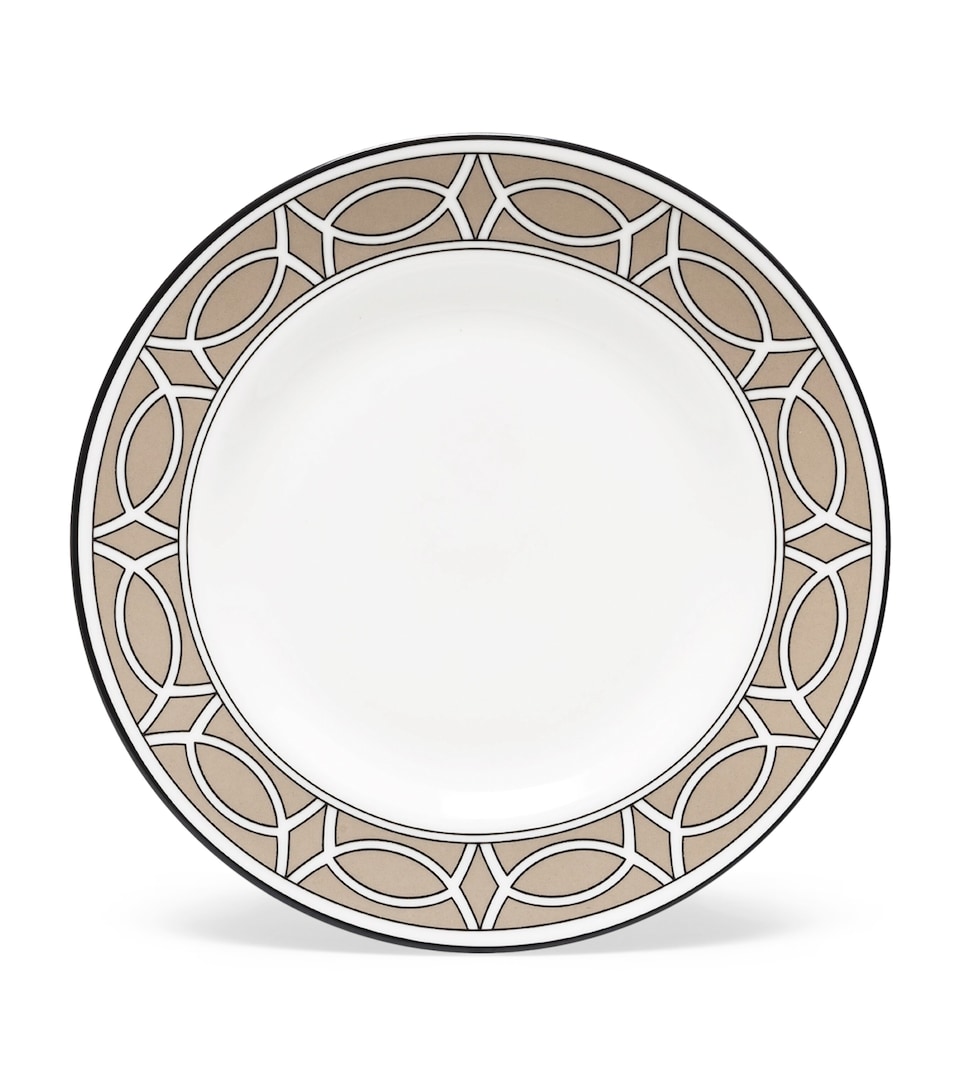 O.W.London Loop Tea Plate (16.5cm) Truffle
