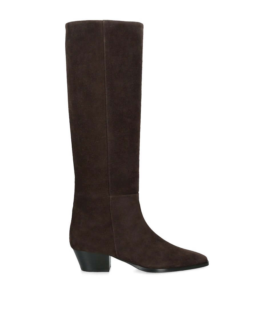 aeyde MEDEA KNEE HIGH BOOT 45 Dark Brown