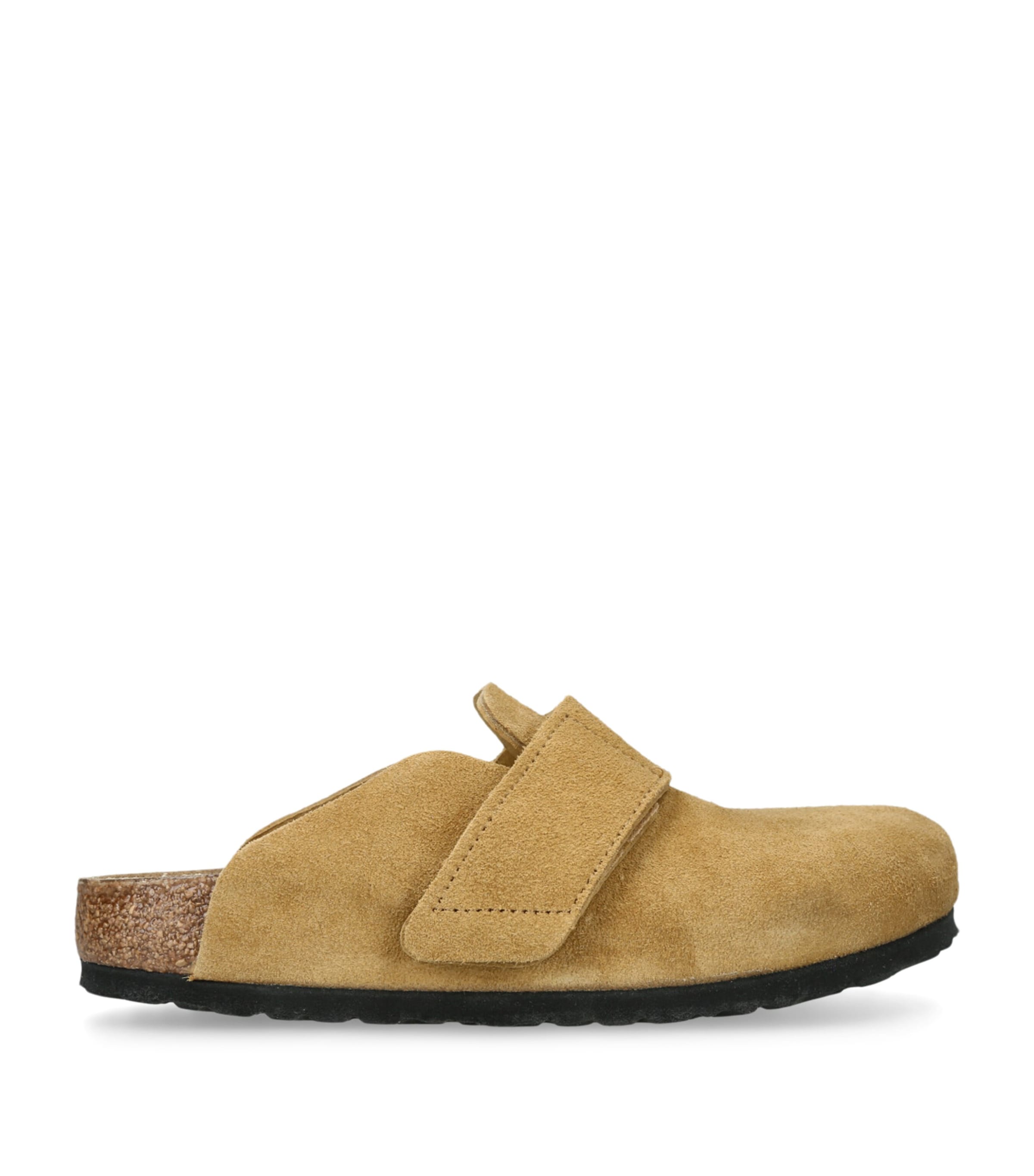 Birkenstock Suede Loma Clogs Camel