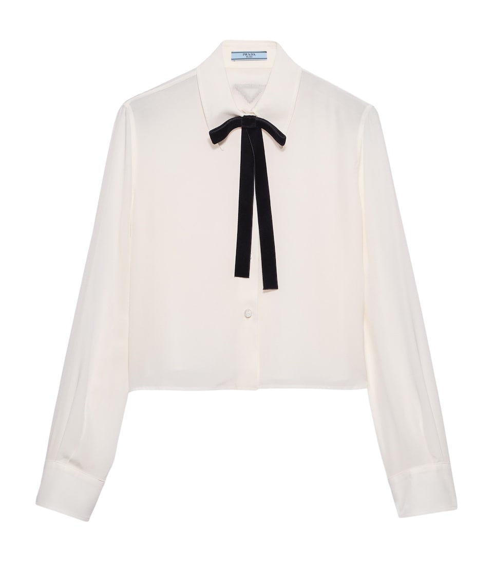 Silk Pussybow Shirt