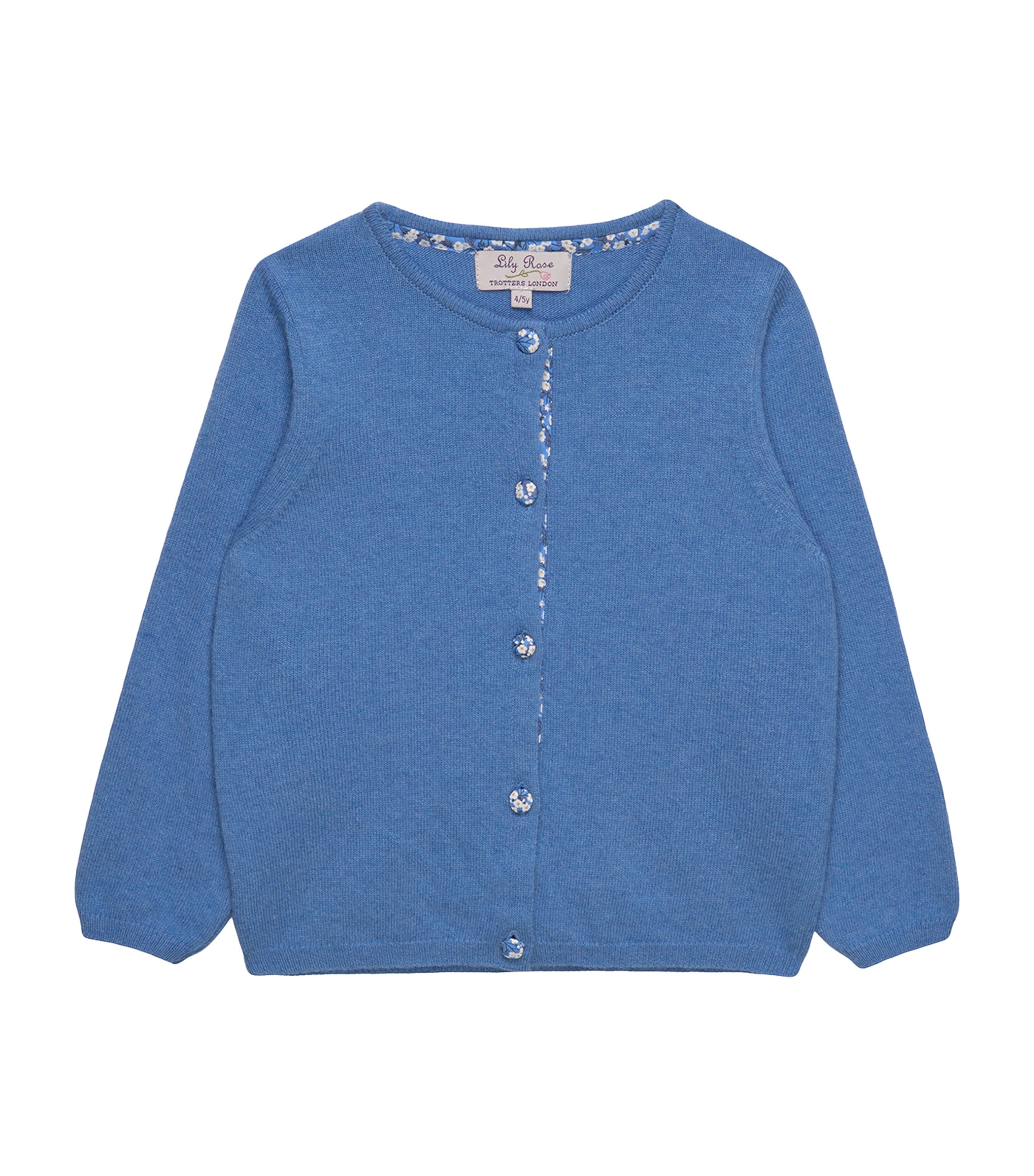 Trotters Wool-Blend Mitsi Cardigan (2-5 Years) Blue
