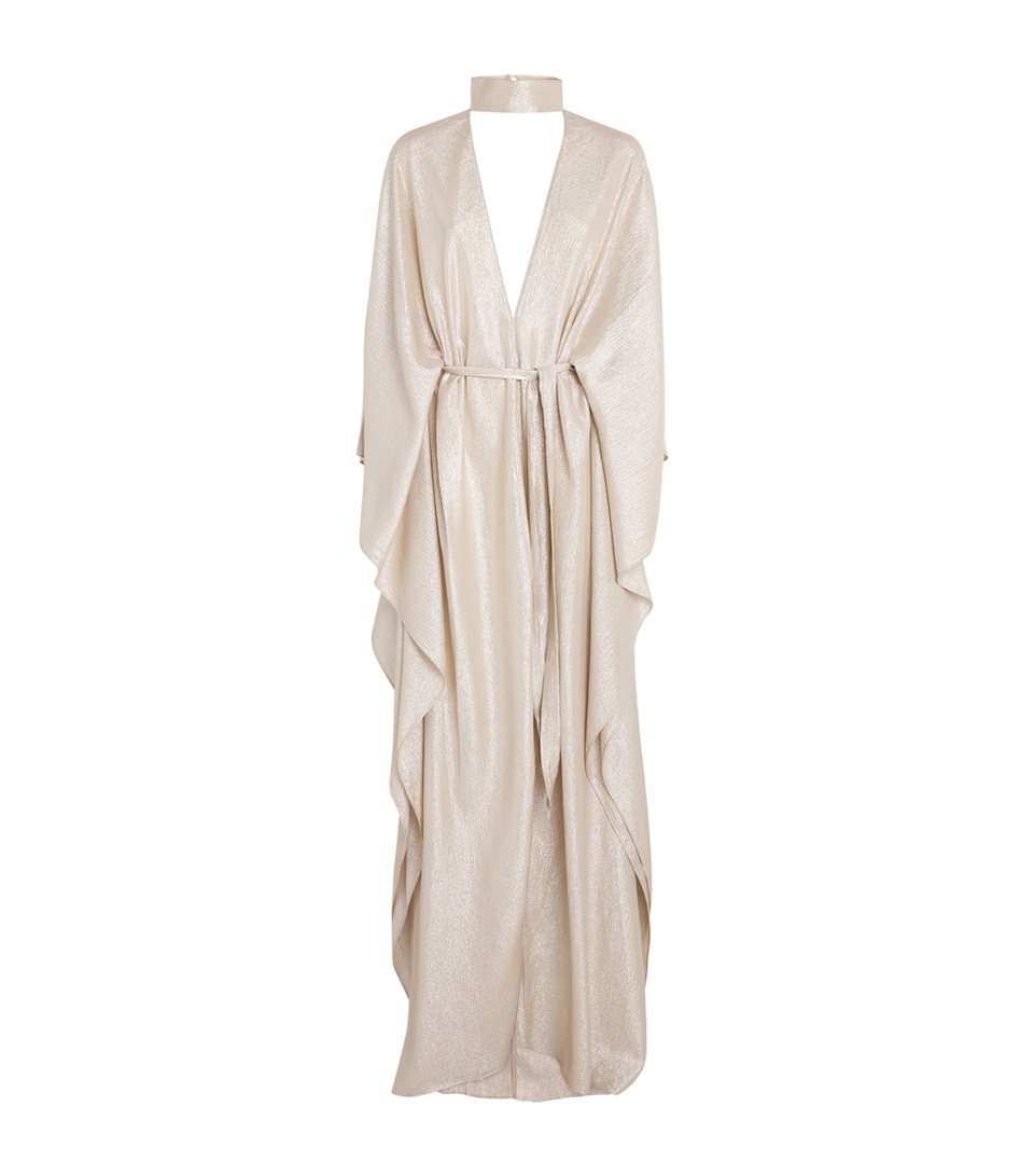 Metallic OOO Kaftan Maxi Dress