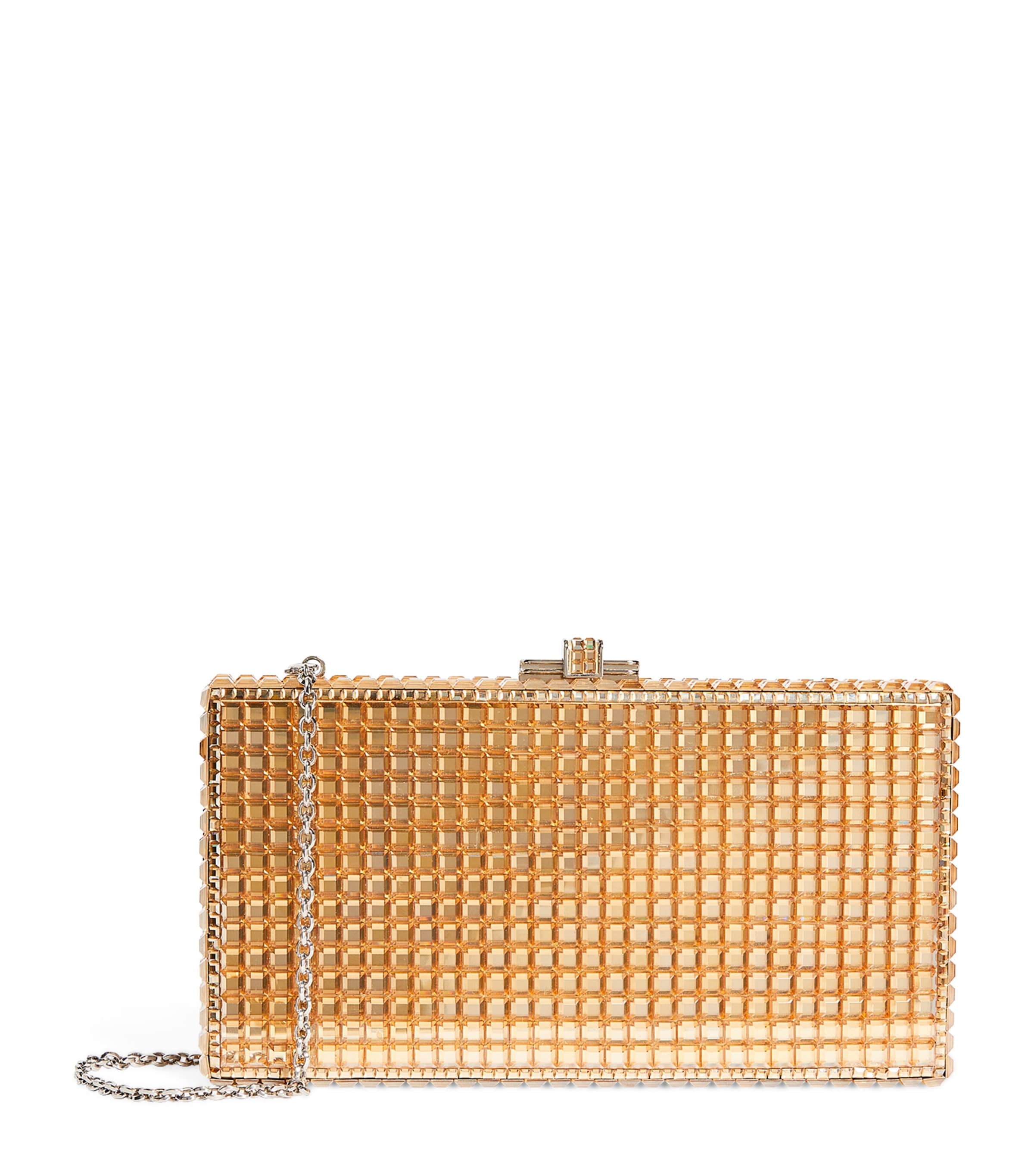 Judith Leiber Sleek Rectangle Clutch Bag Spros Prosecco