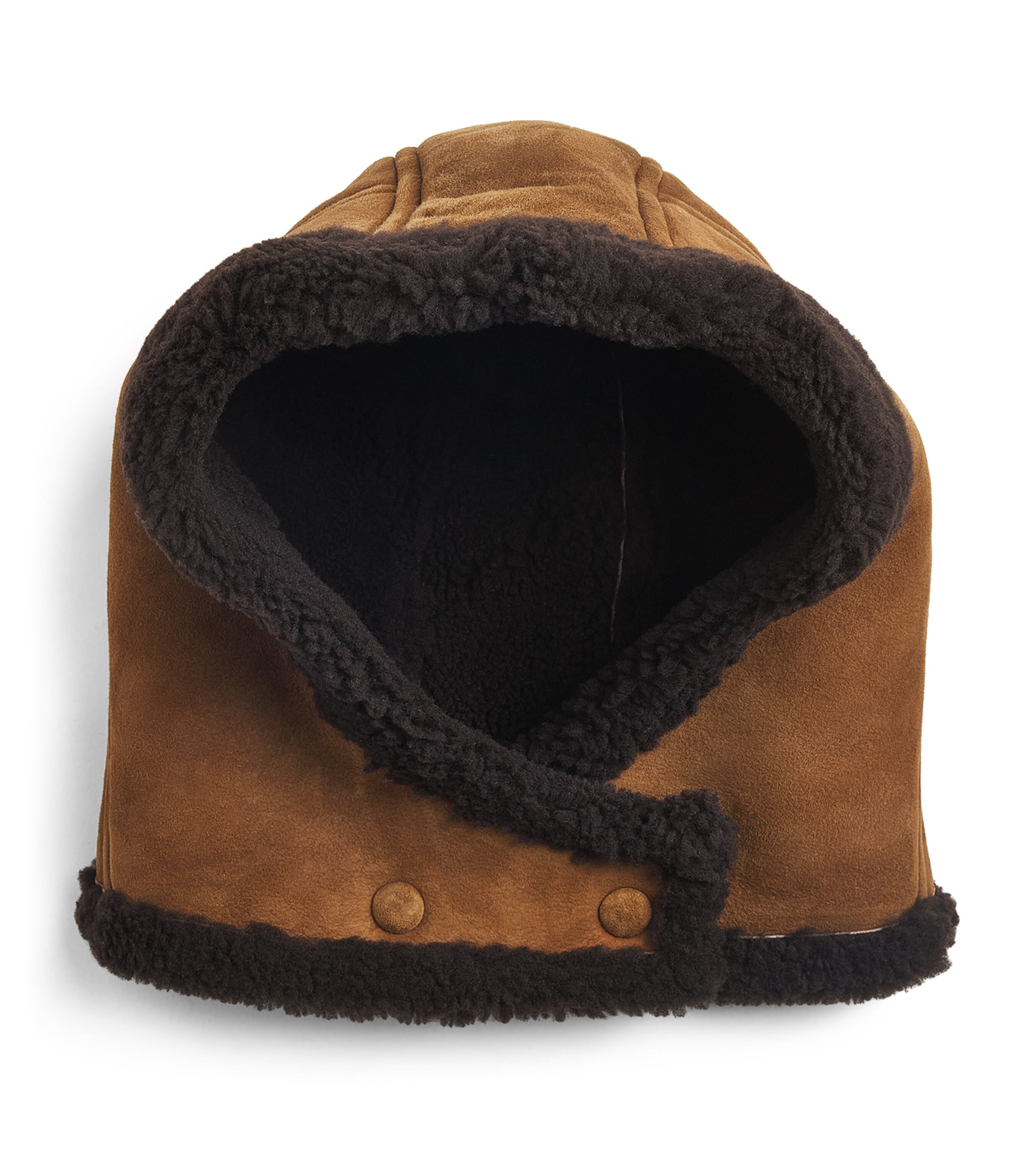 Lambskin Shearling-Lined Hood