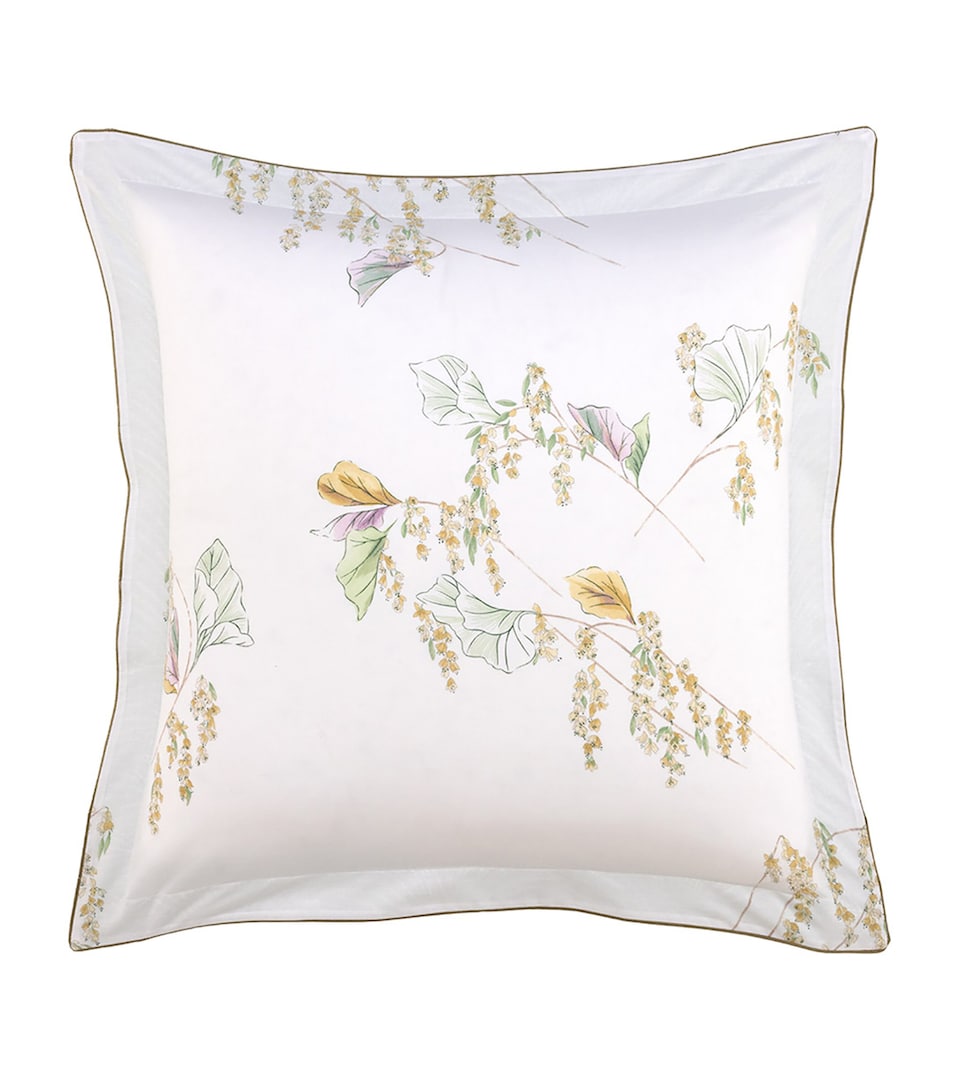Yves Delorme Pollen Square Oxford Pillowcase (65cm x 65cm) Multicoloured