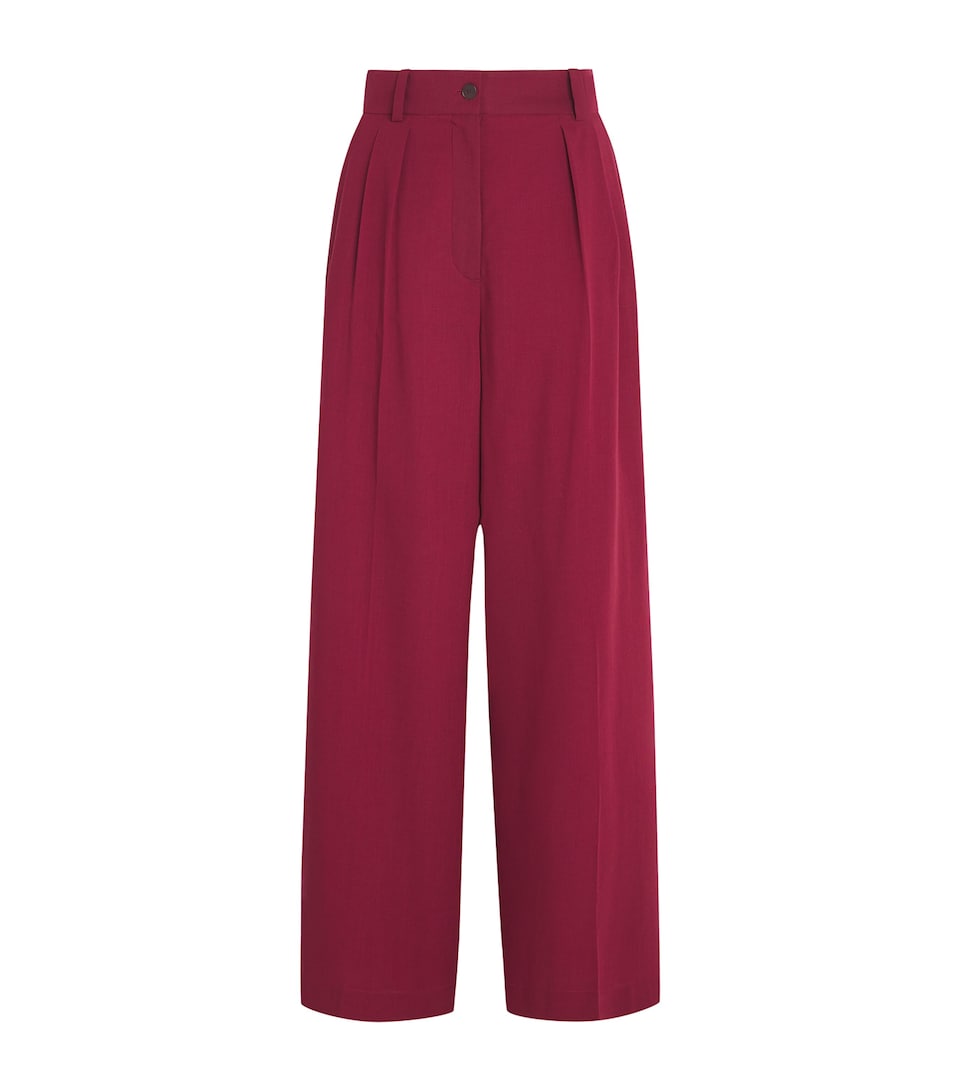 Virgin Wool Voile Forest Trousers