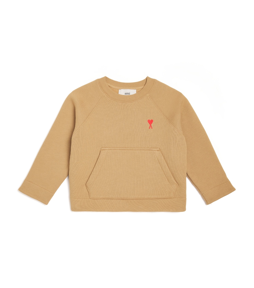 Cotton Ami De Coeur Sweatshirt (4-12 Years)