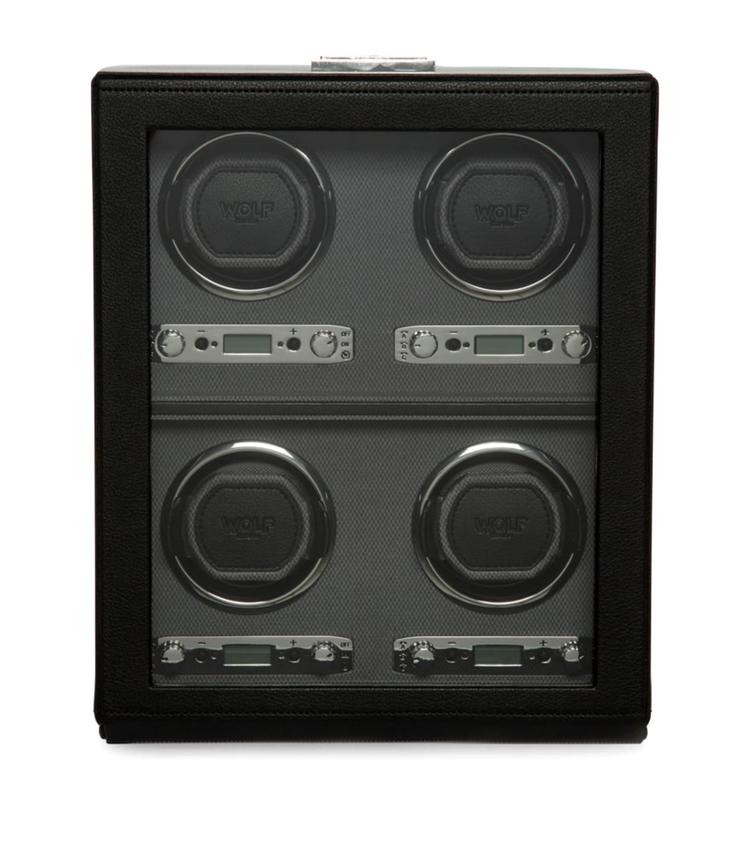 Vegan Leather Classic 4-Piece Watch Winder