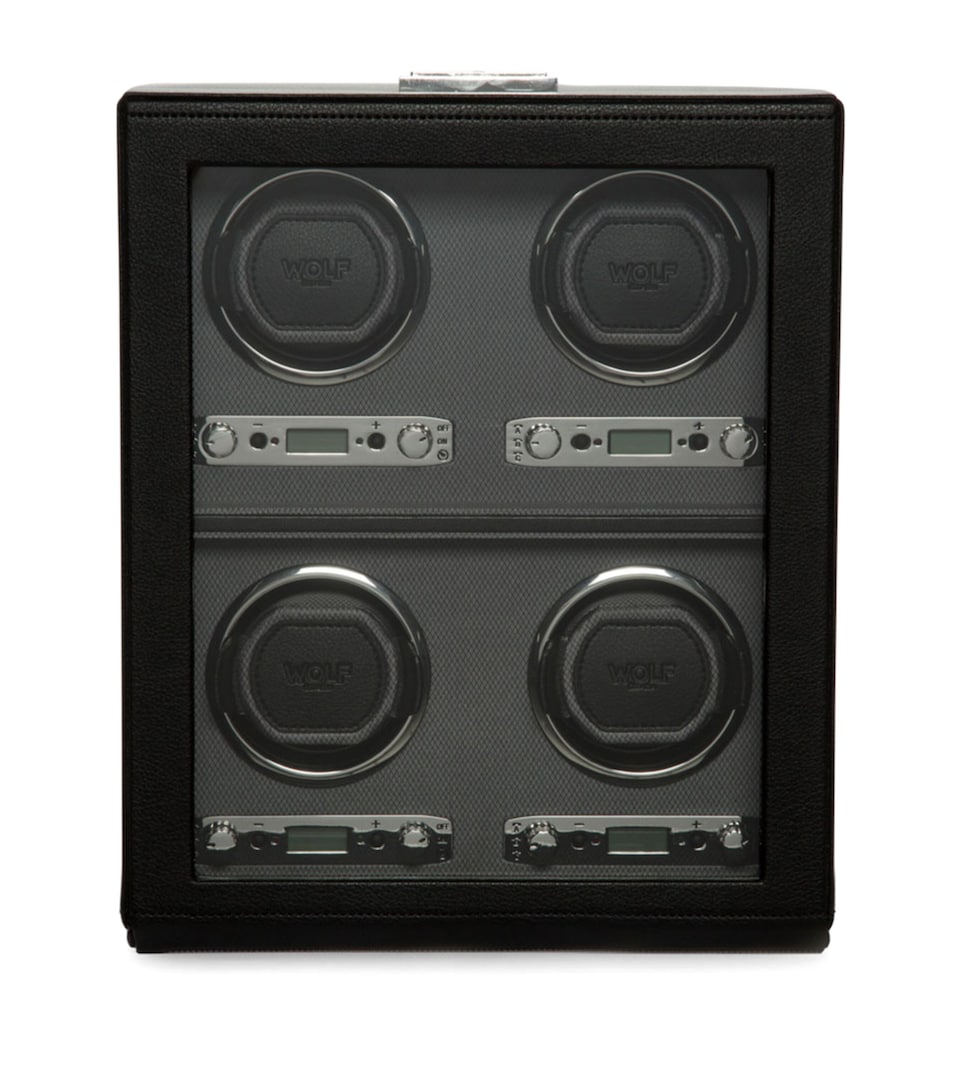 Vegan Leather Classic 4-Piece Watch Winder