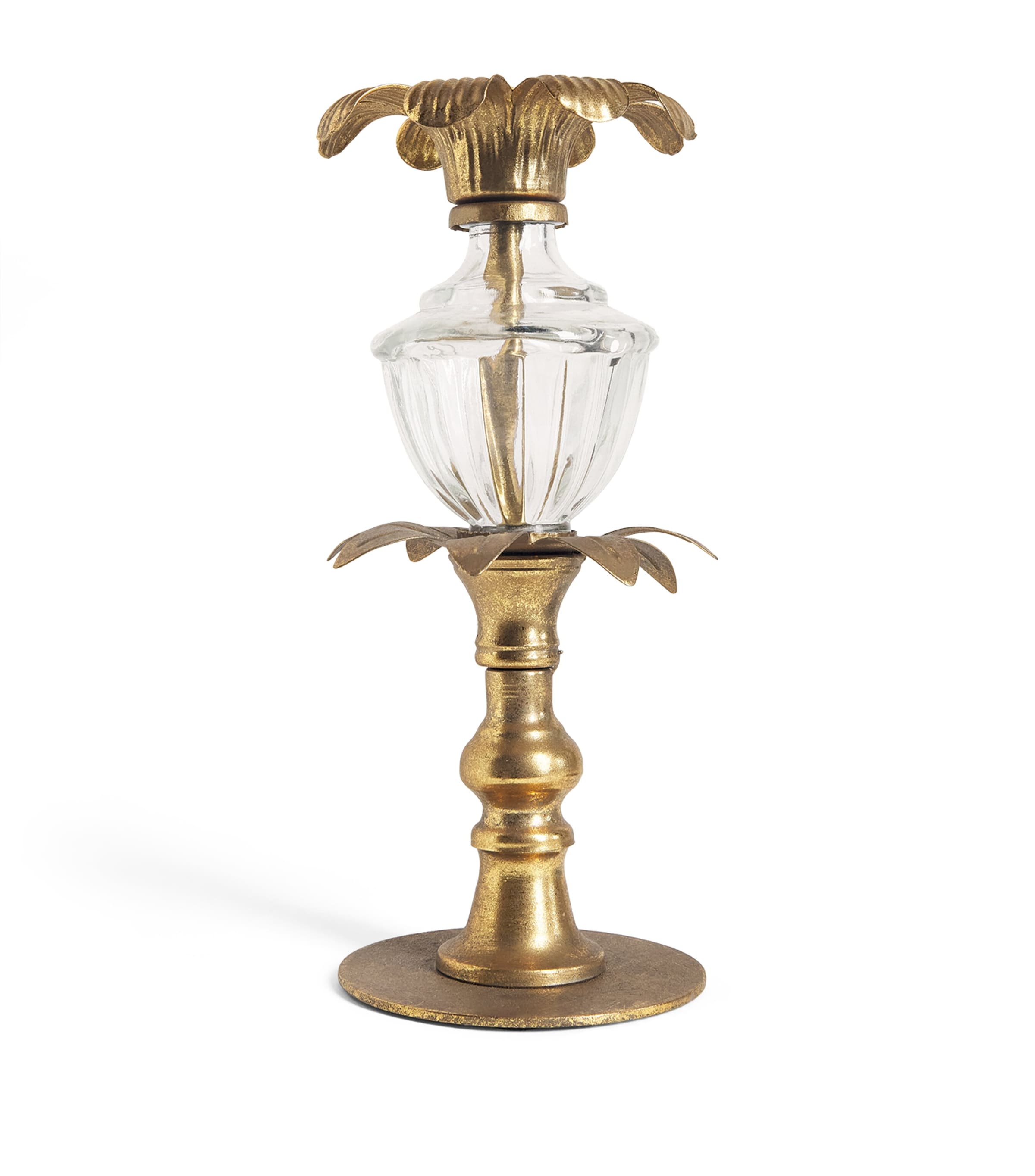 Shishi Metal Flower Candle Holder (24.5cm) Gold