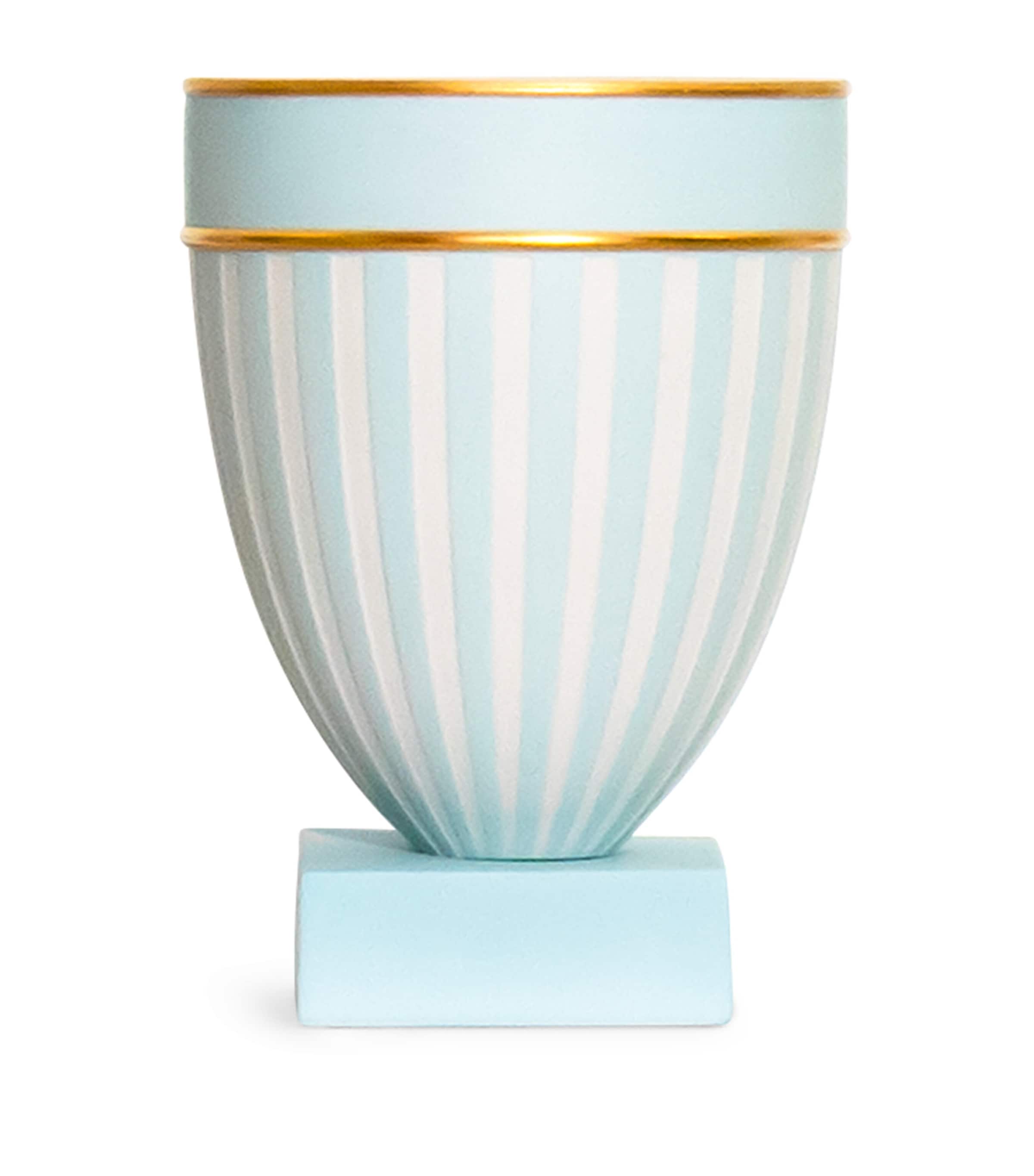 Wedgwood Phoenix Fluted Vase (13cm) Turquoise