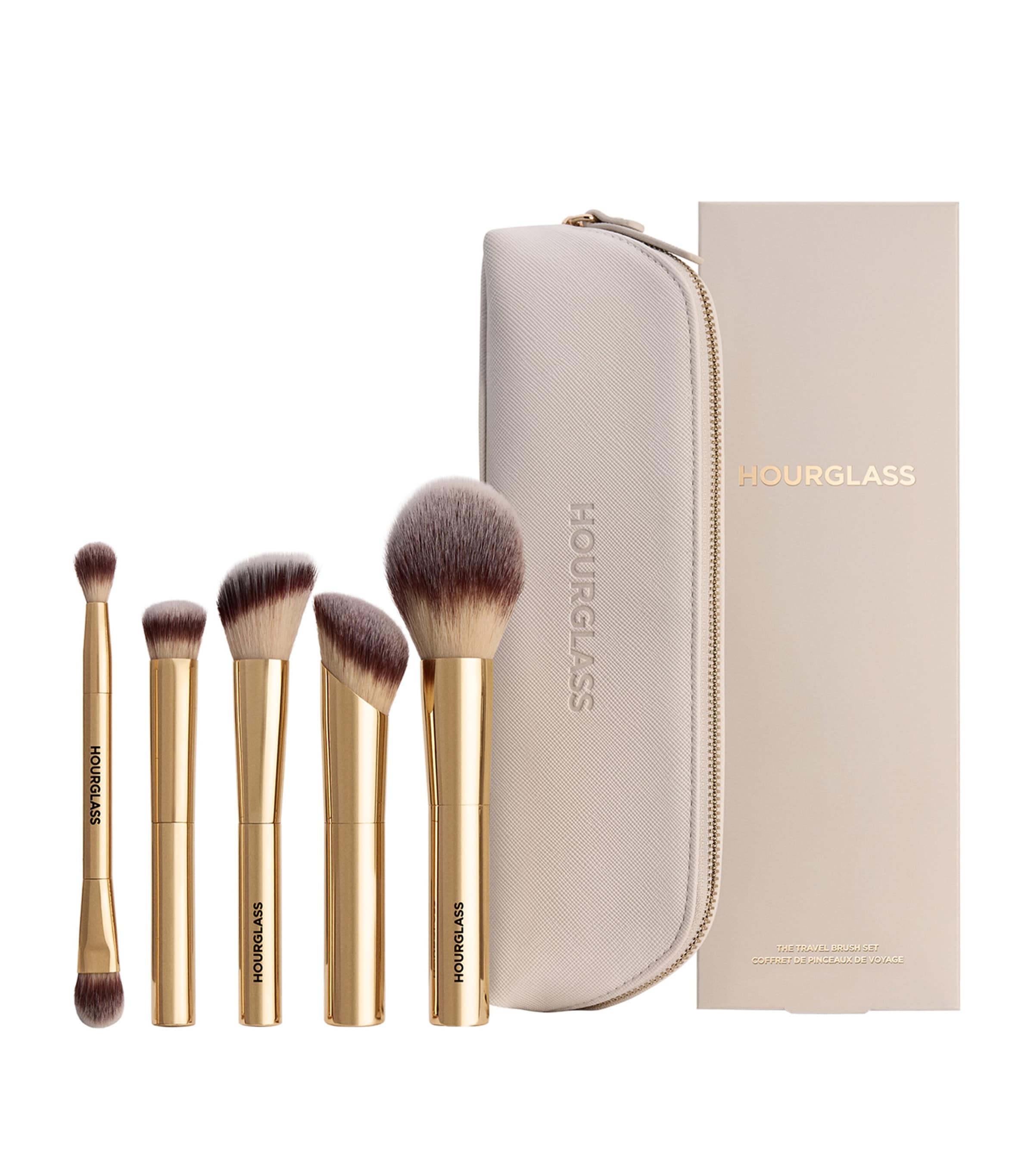 Hourglass Travel Brush Set