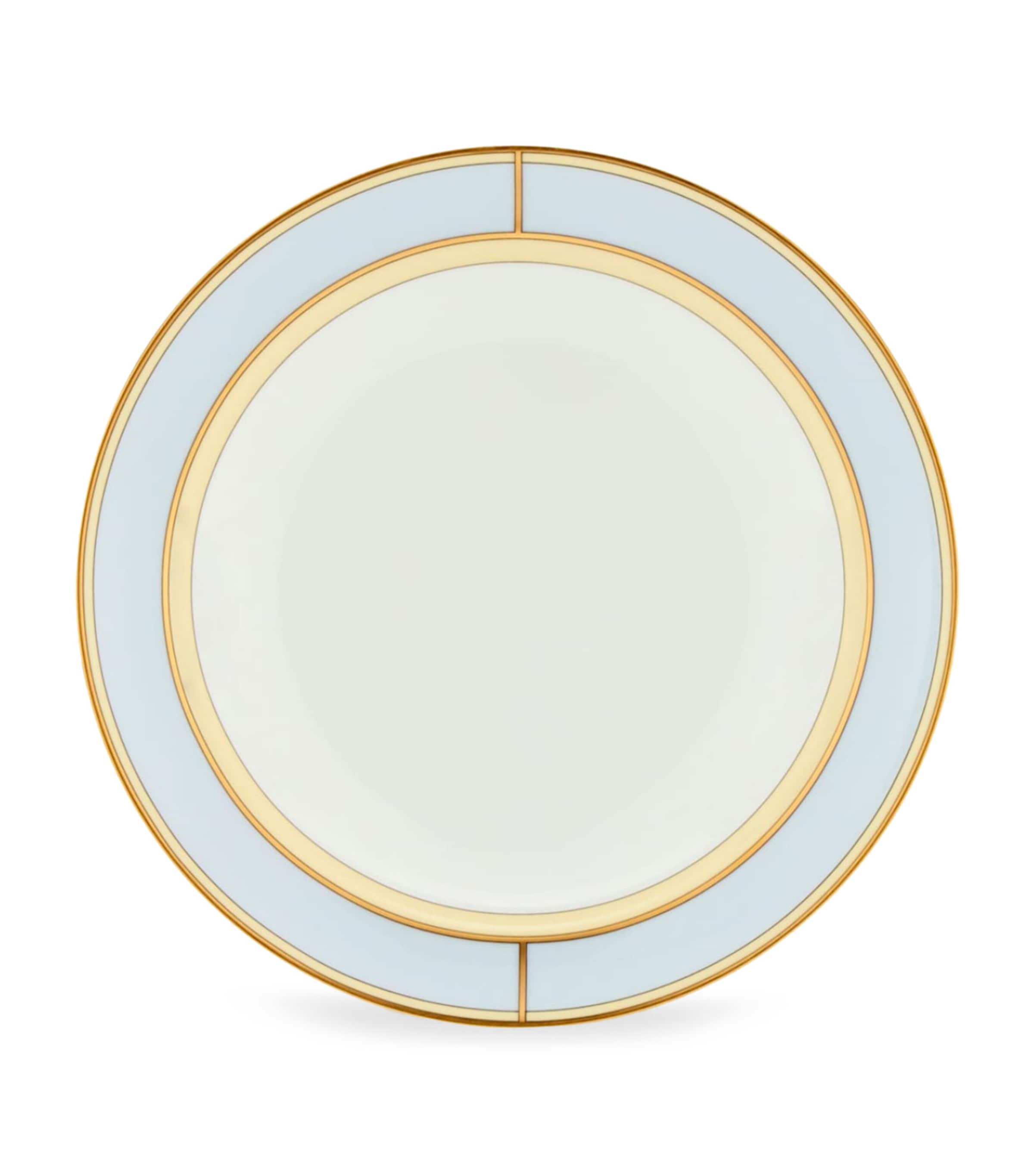 GINORI 1735 Porcelain Colonna Diva Celeste Soup Plate (24cm)