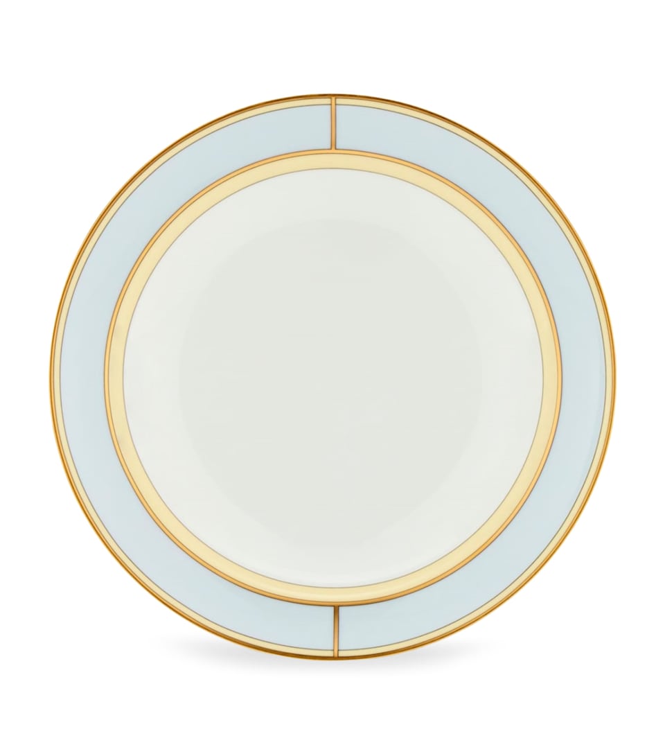 GINORI 1735 Porcelain Colonna Diva Celeste Soup Plate (24cm)