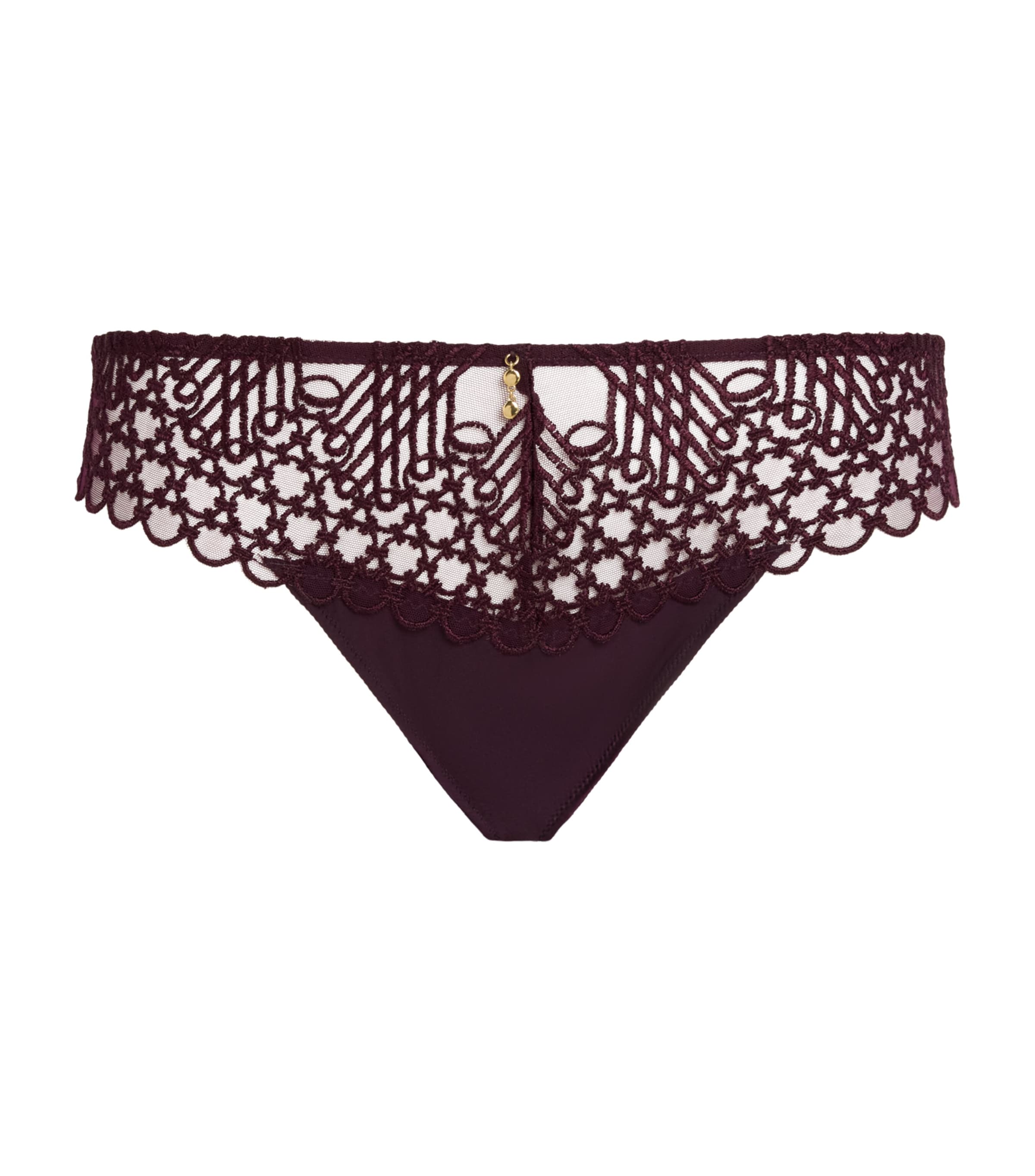 Aubade Womens Eloge du Désir Briefs Deep Berry