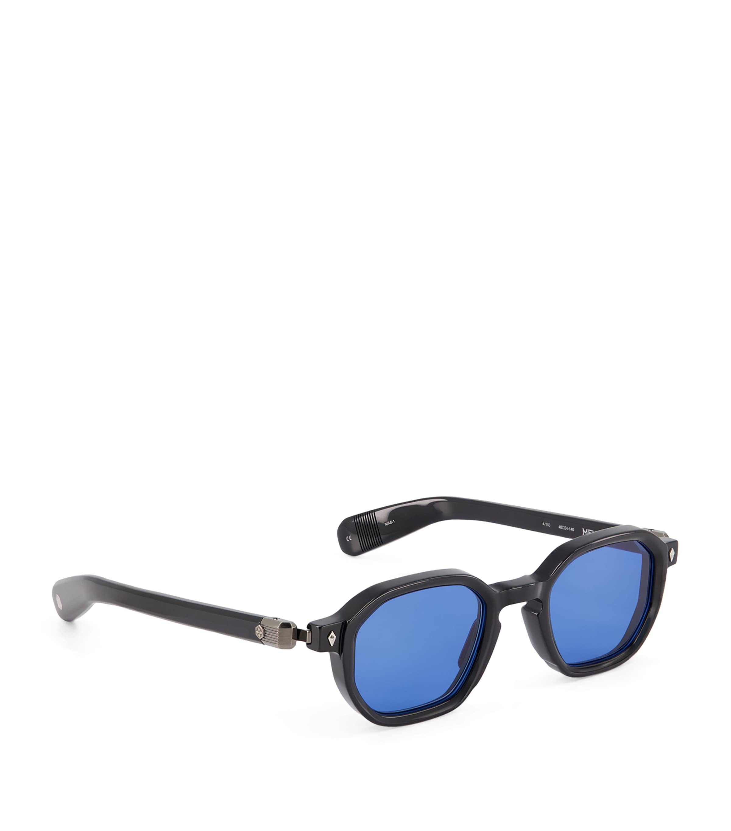Sato Menkar Sunglasses Noir & Silvern/as