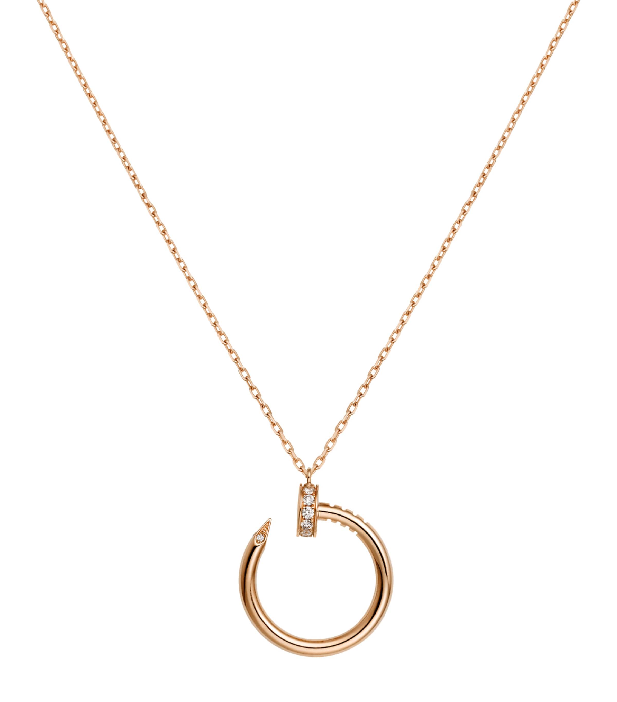 Rose Gold and Diamond Juste un Clou Necklace