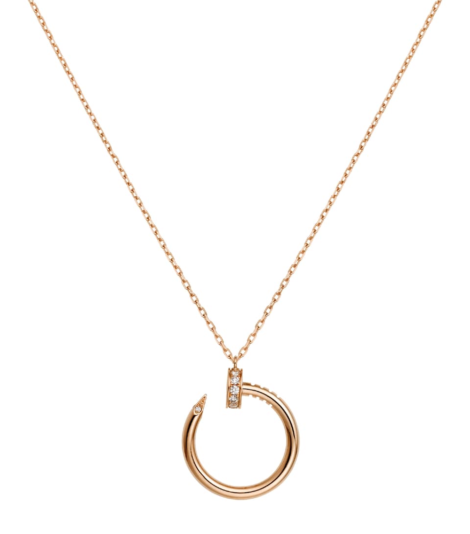 Rose Gold and Diamond Juste un Clou Necklace