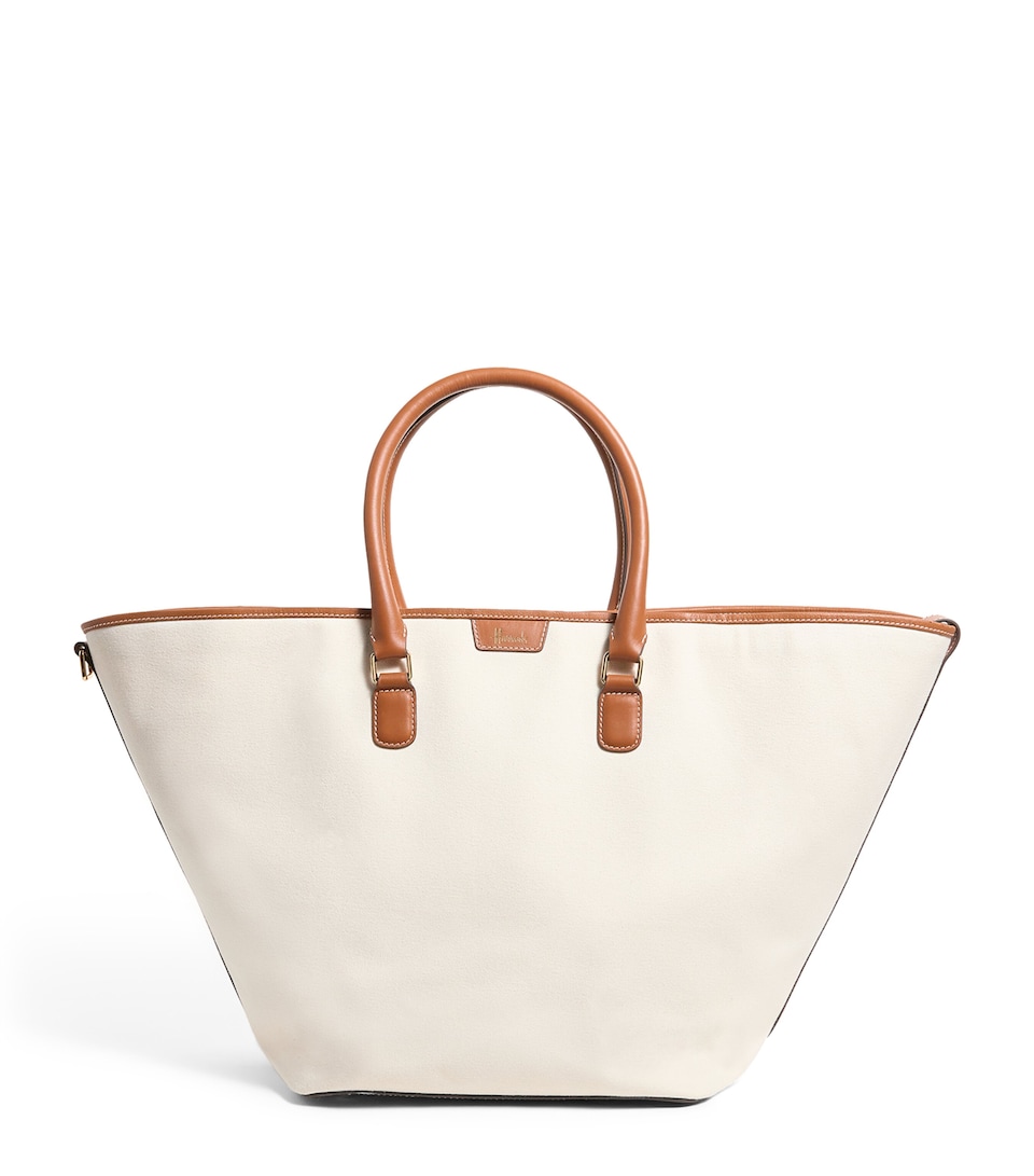 Large Canvas Slouchy Tote Bag