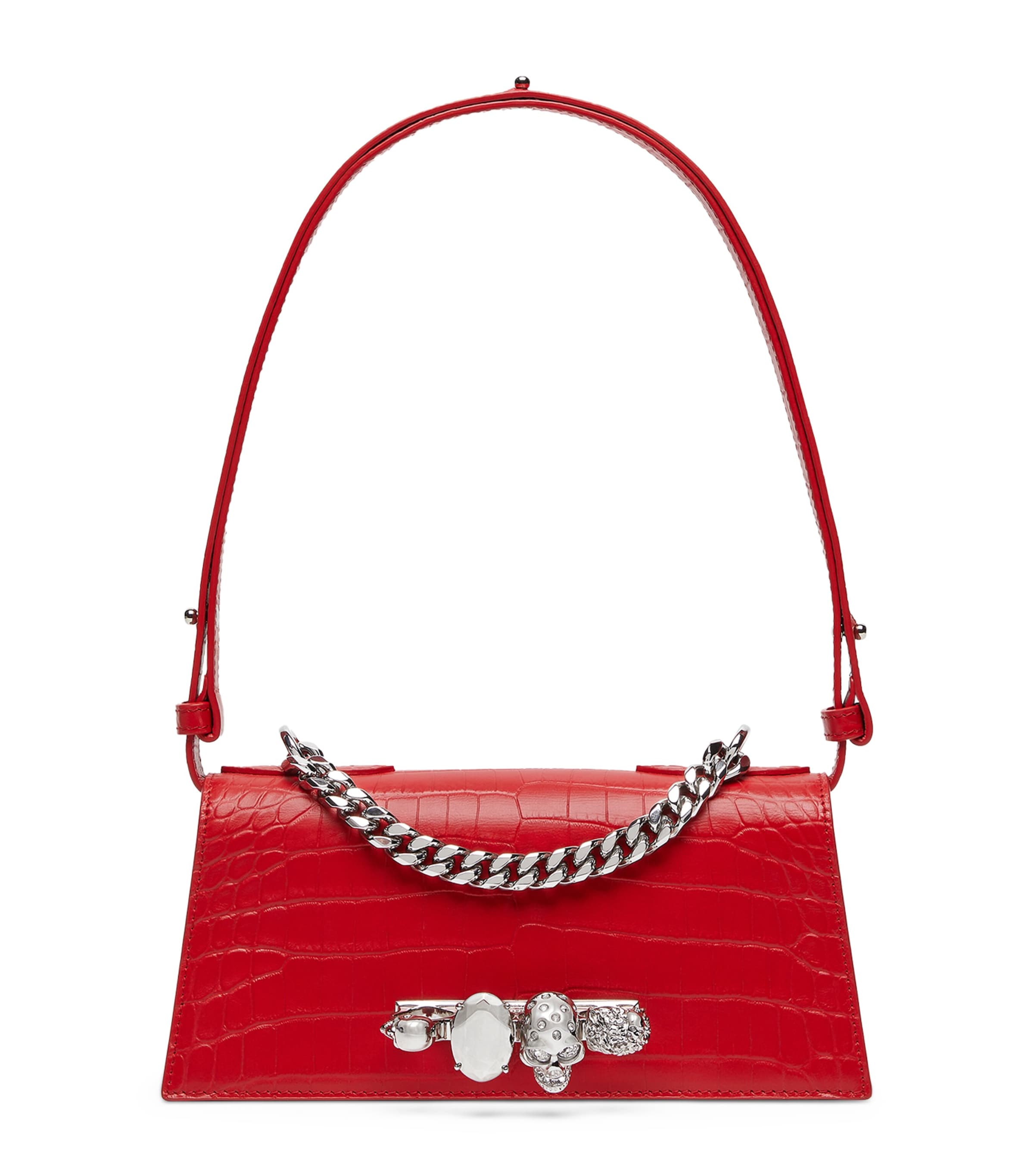 McQueen Mini Jewelled Knuckle Shoulder Bag