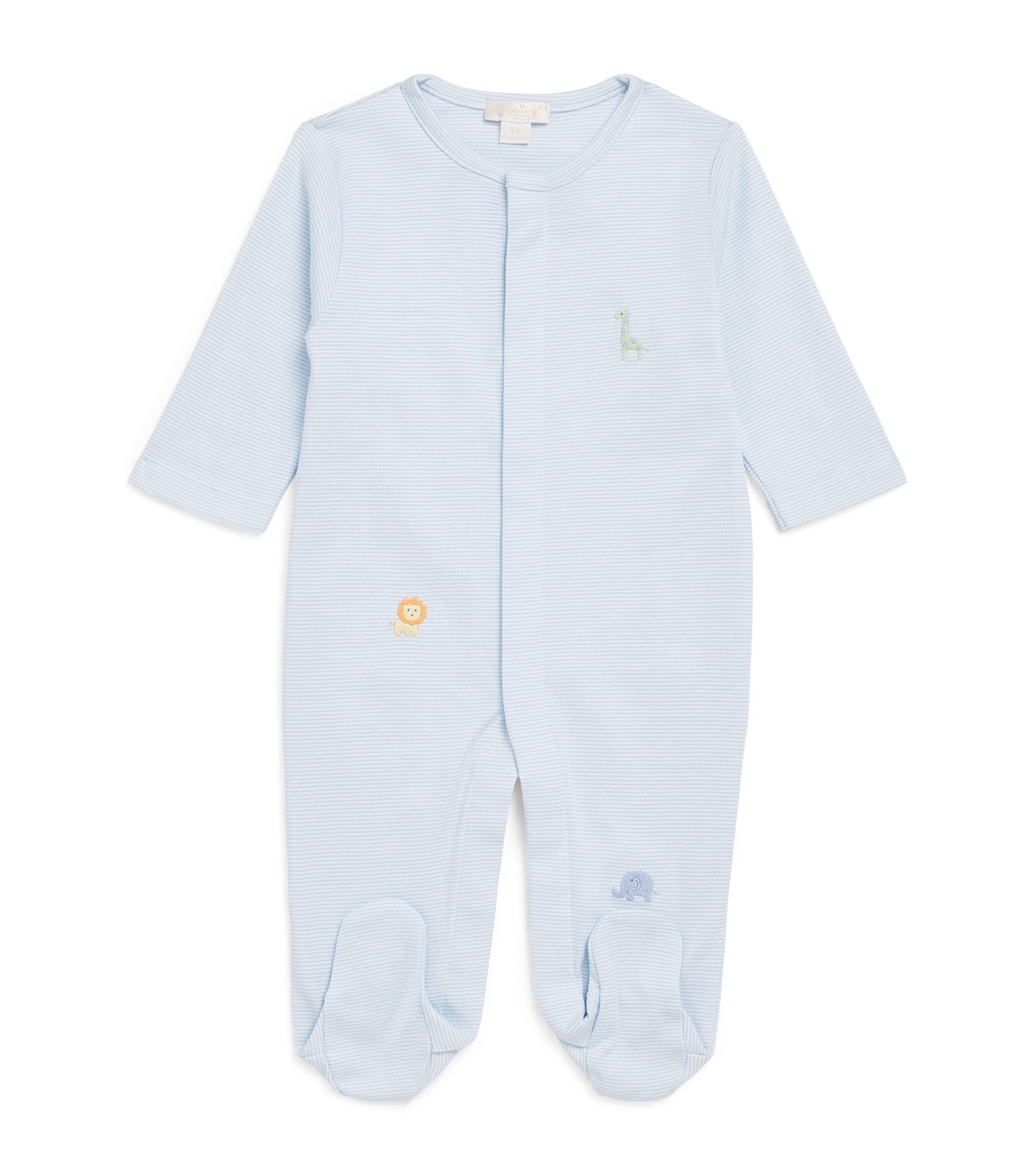 Kissy Kissy Pima Cotton Safari All-In-One (3-6 Months) Blue