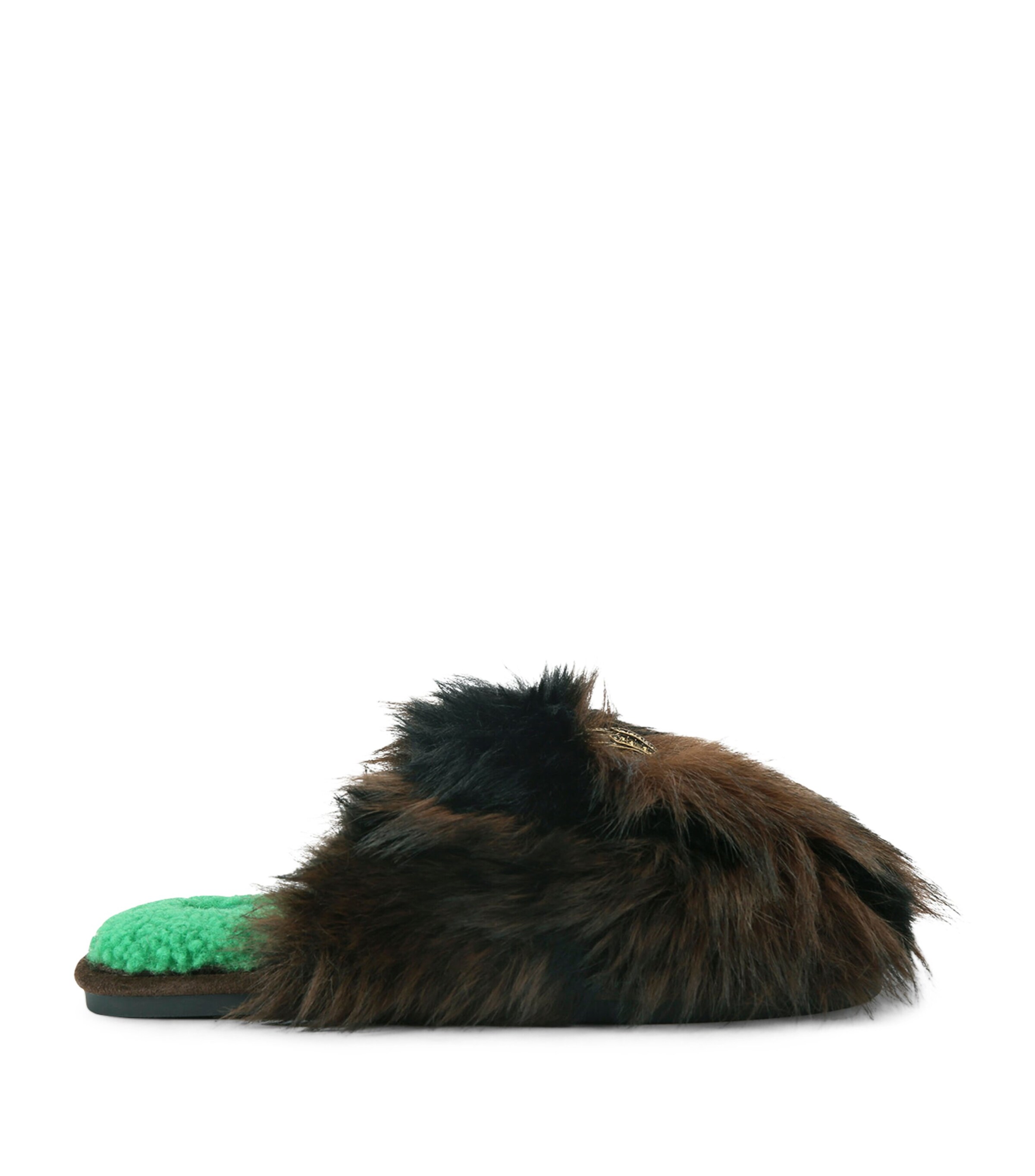 Faux Fur Kensington Slippers
