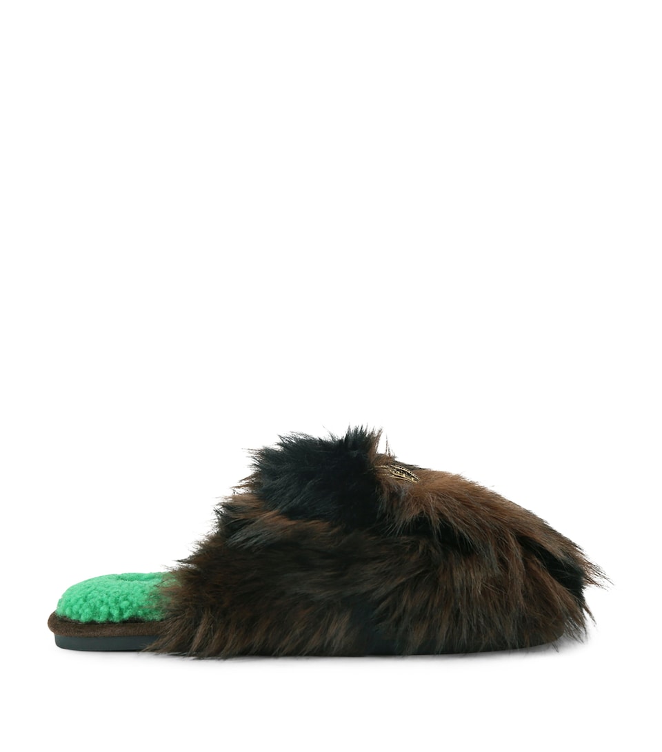 Faux Fur Kensington Slippers