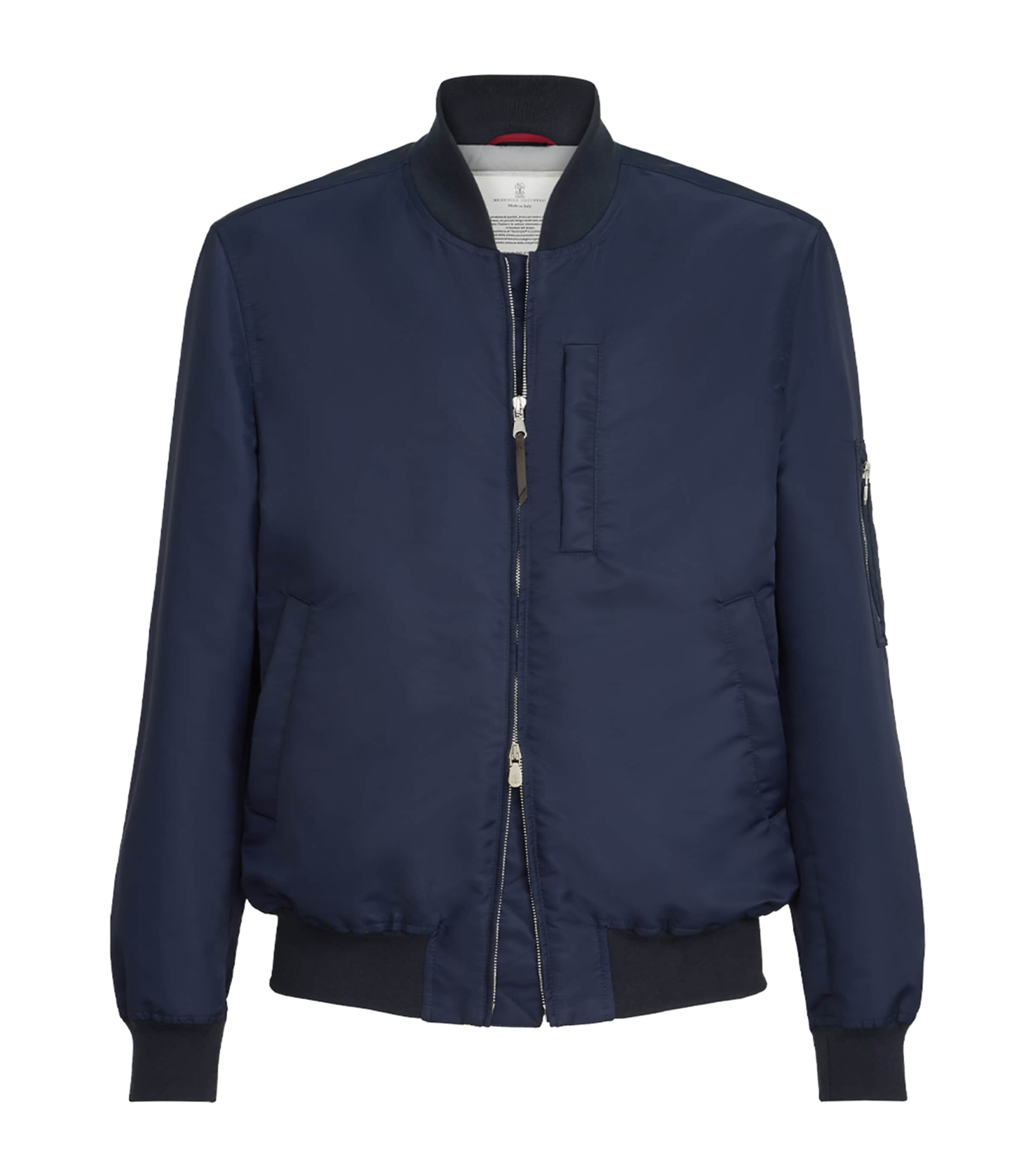 Brunello Cucinelli Mens Waterproof Bomber Jacket