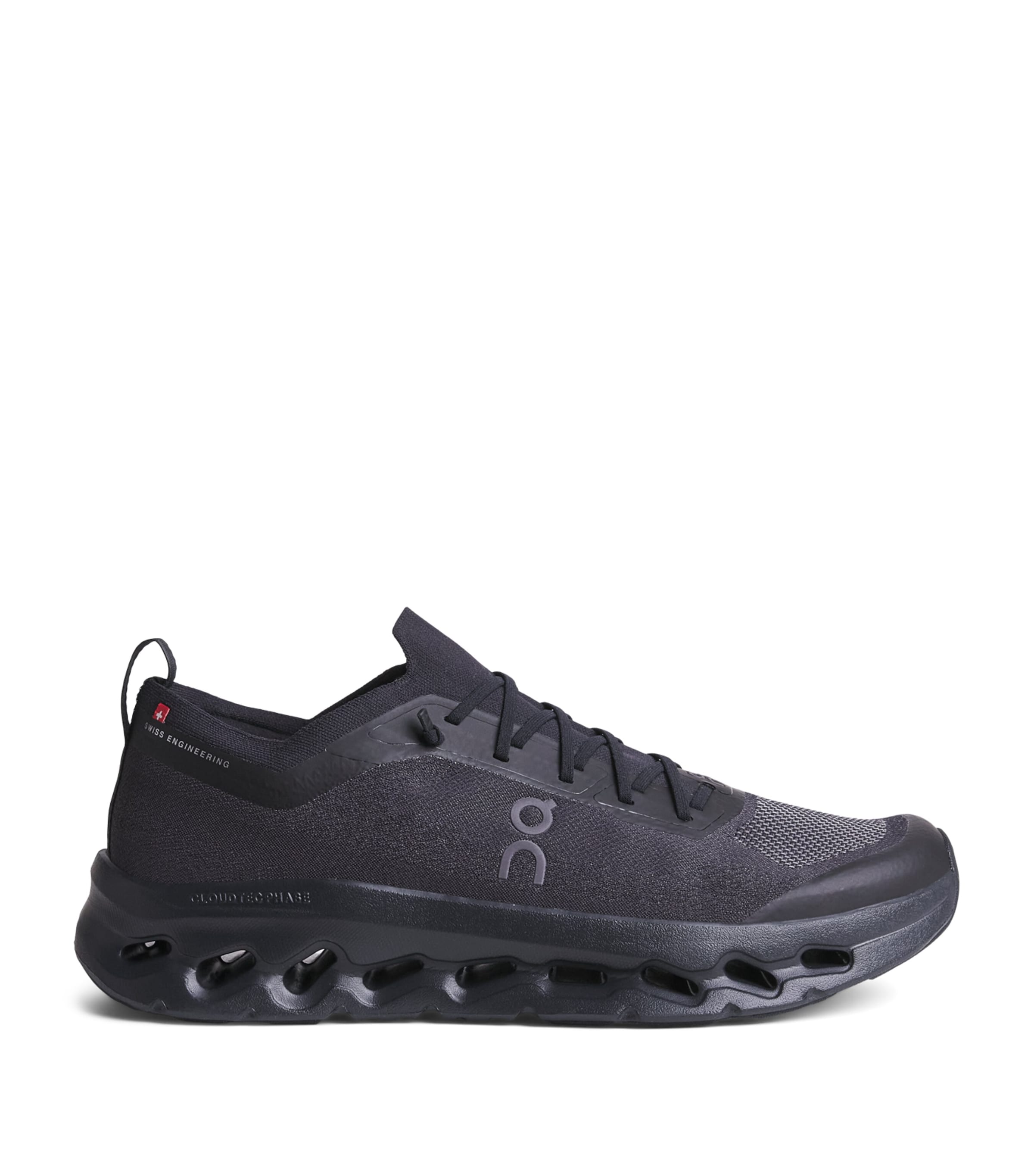 On Mens Cloudtilt Moon Trainers Black/black