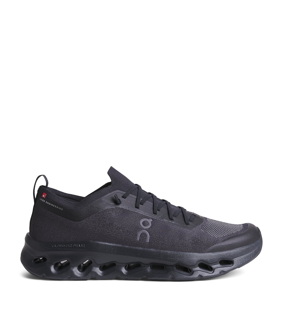 On Mens Cloudtilt Moon Trainers Black/black