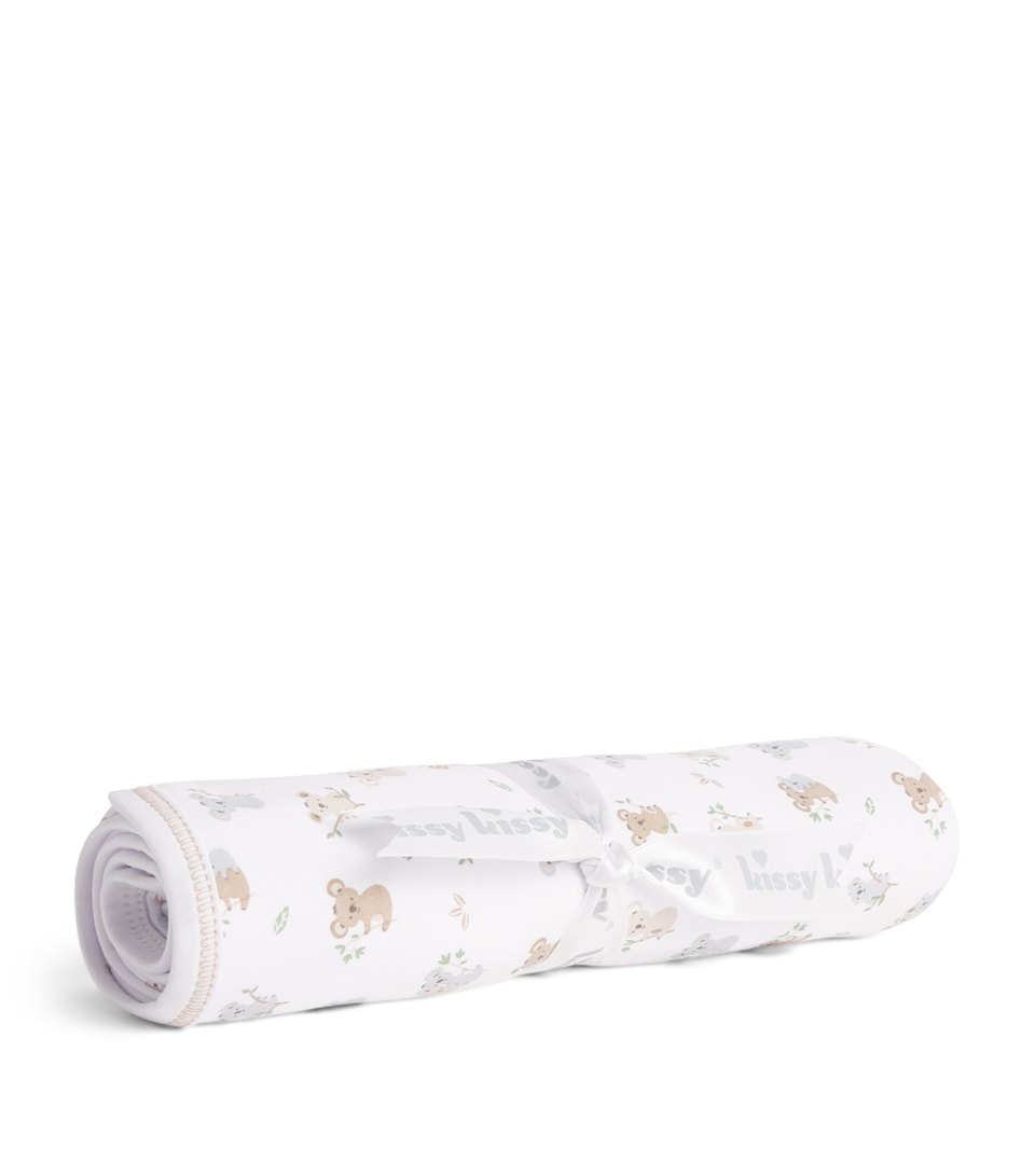 Kissy Kissy Pima Cotton Koala Blanket Multi
