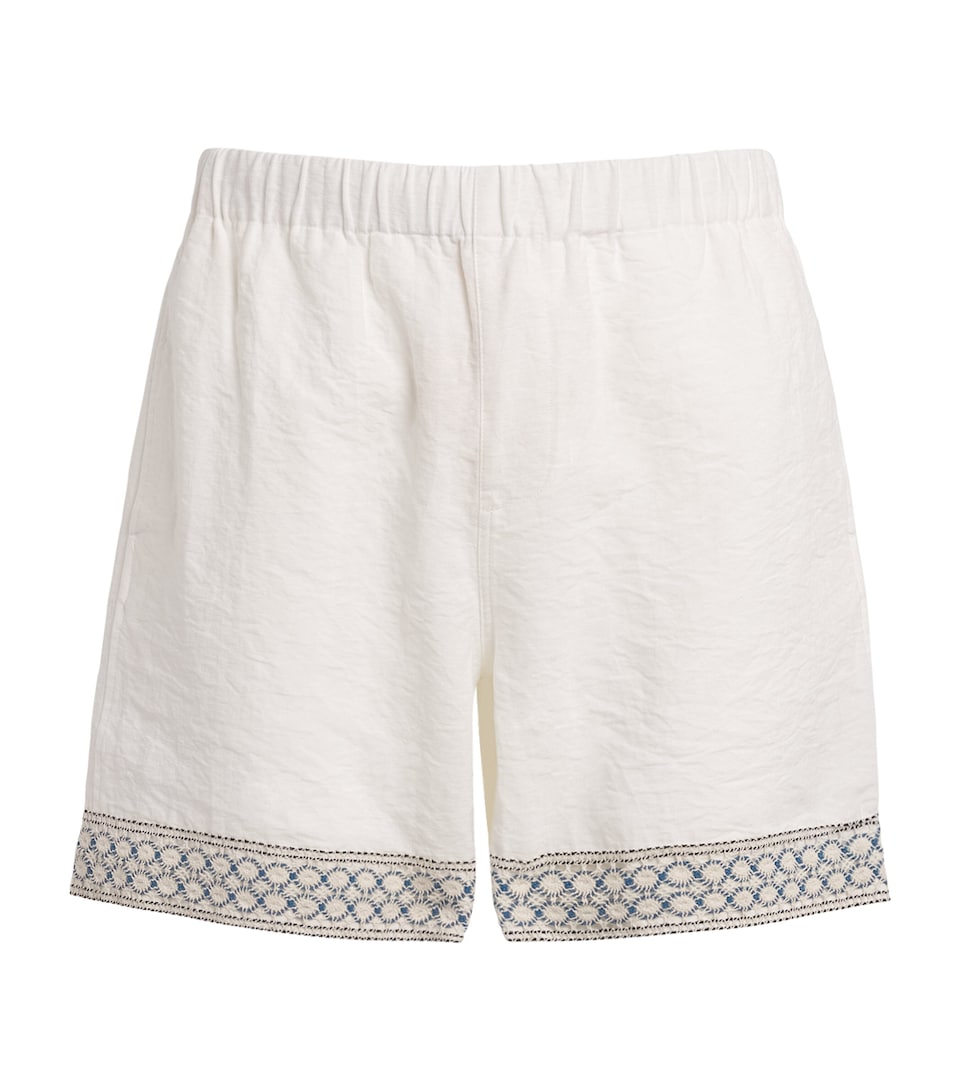 Crochet-Trim Shorts