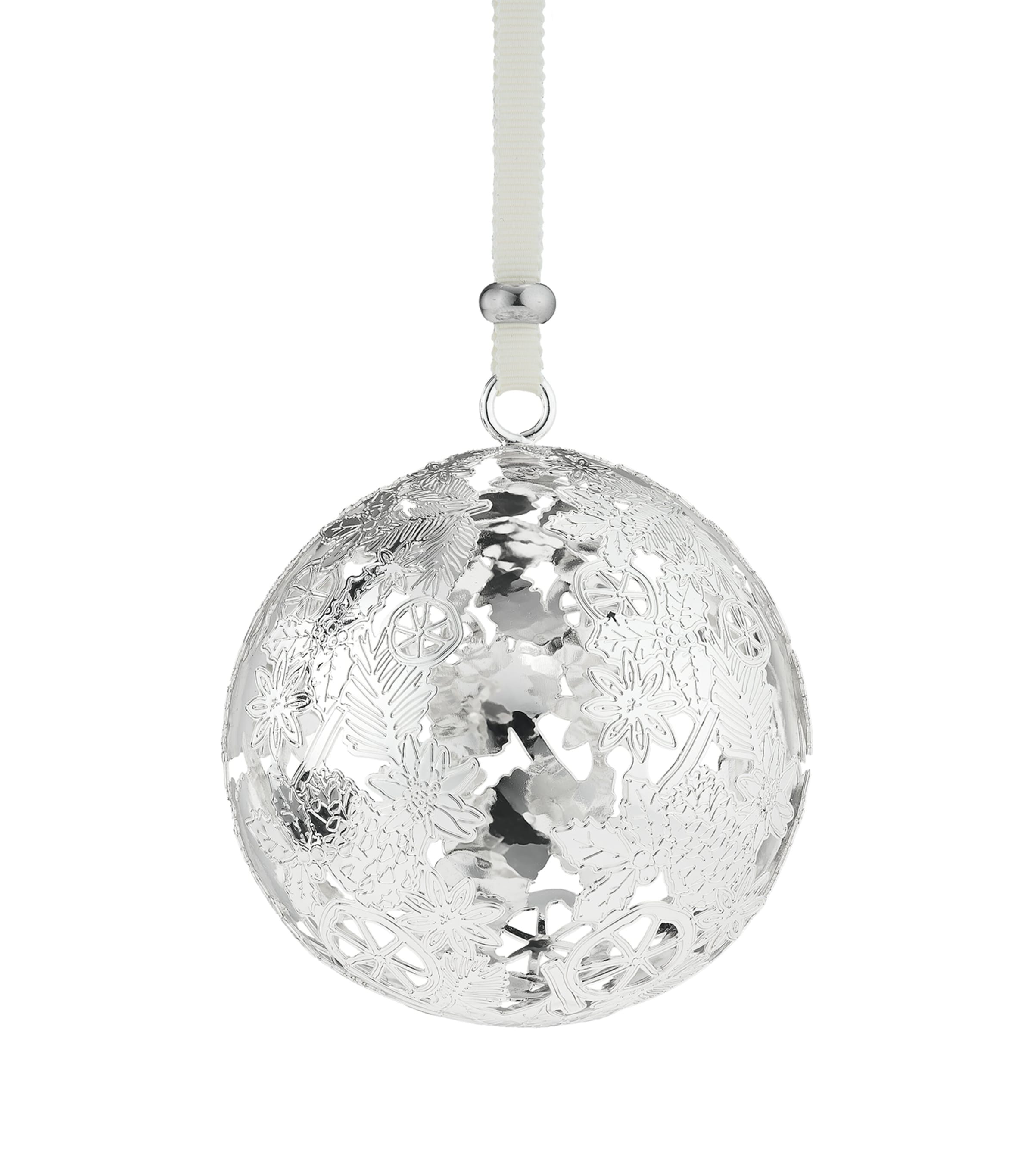 Christofle Bouquet Givré Bauble Silver